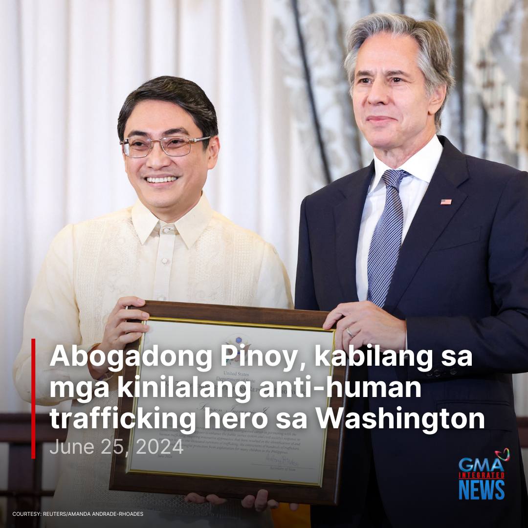GMA News - Pinoy na abogado, pinarangalan bilang isa sa... | Facebook