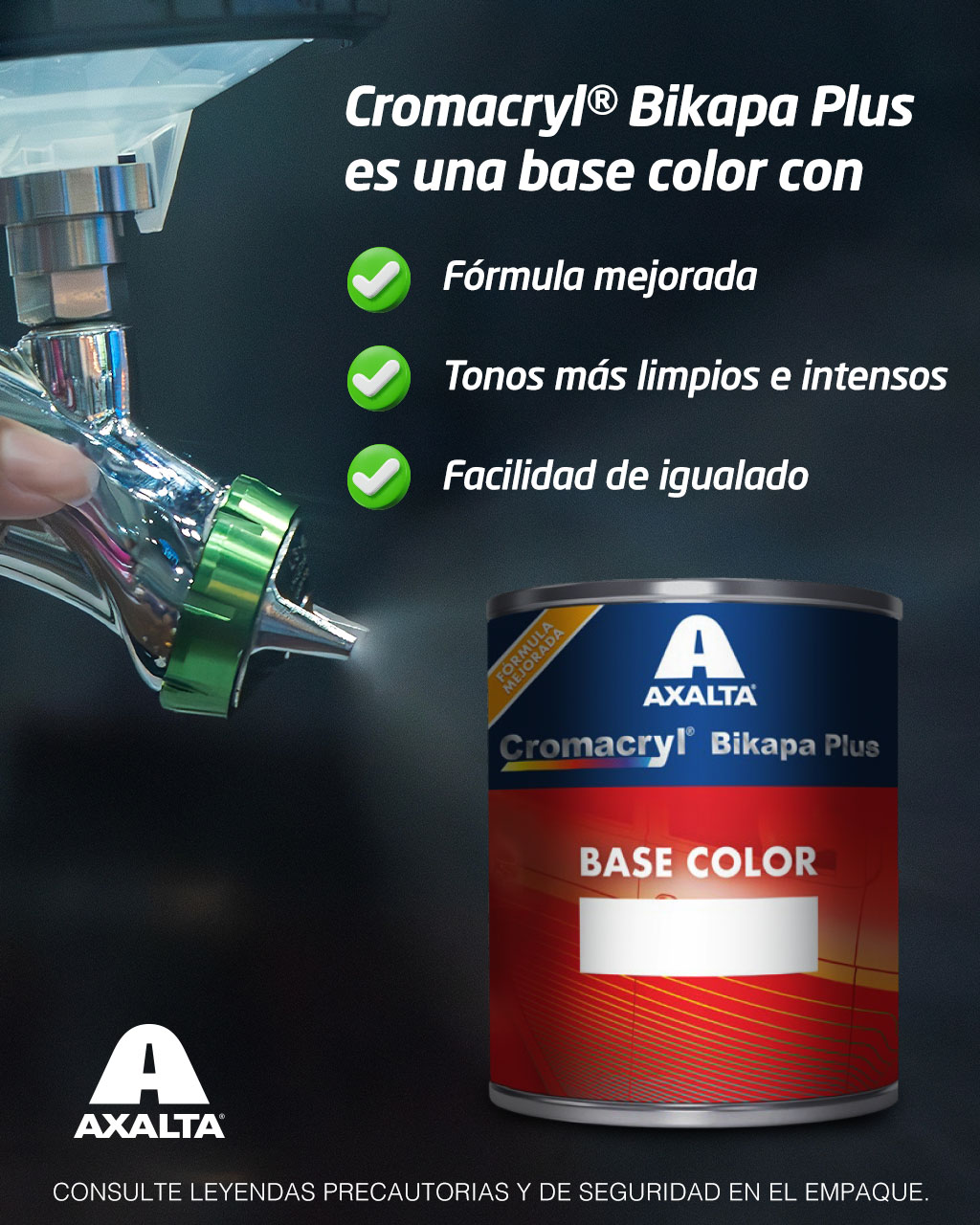 Cromacryl® Bikapa Plus es la base color... - Axalta Repintado