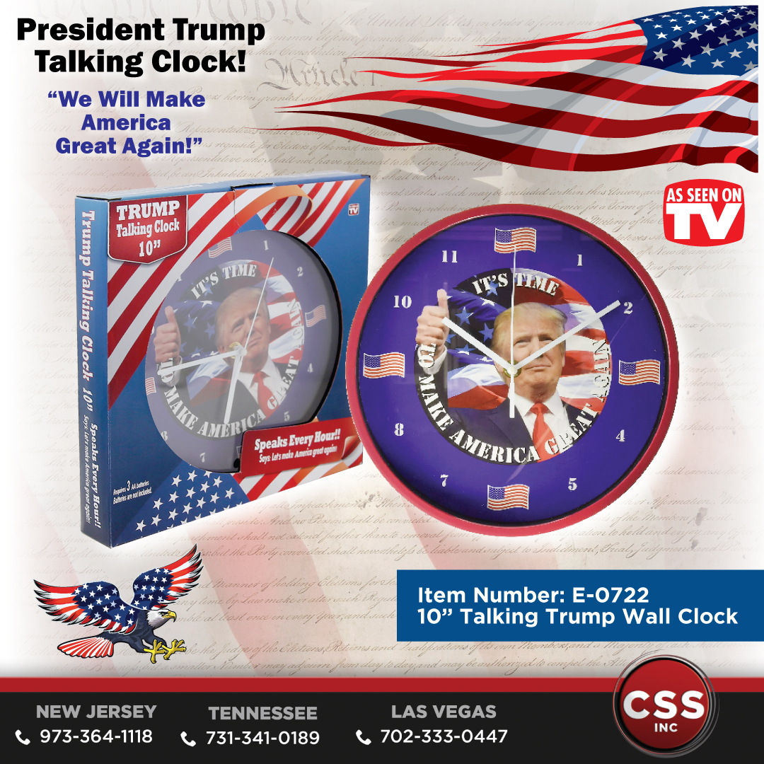 CSS - 🚨 JUST IN! 🚨 We’ve got 900 units of the 10” Talking President ...