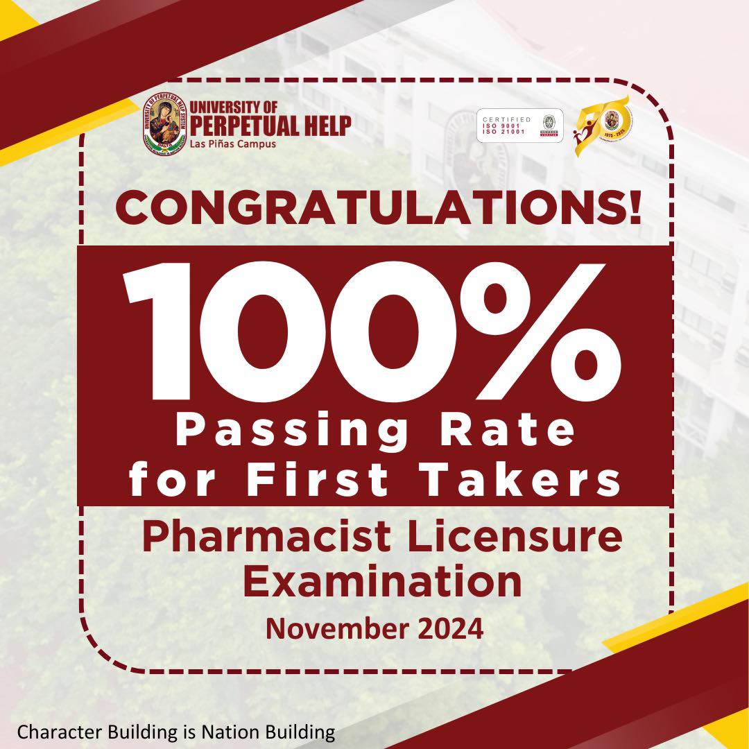 💯% PASSING RATE 💊 LOOK 👀| The University of Perpetual Help Las Piñas ...