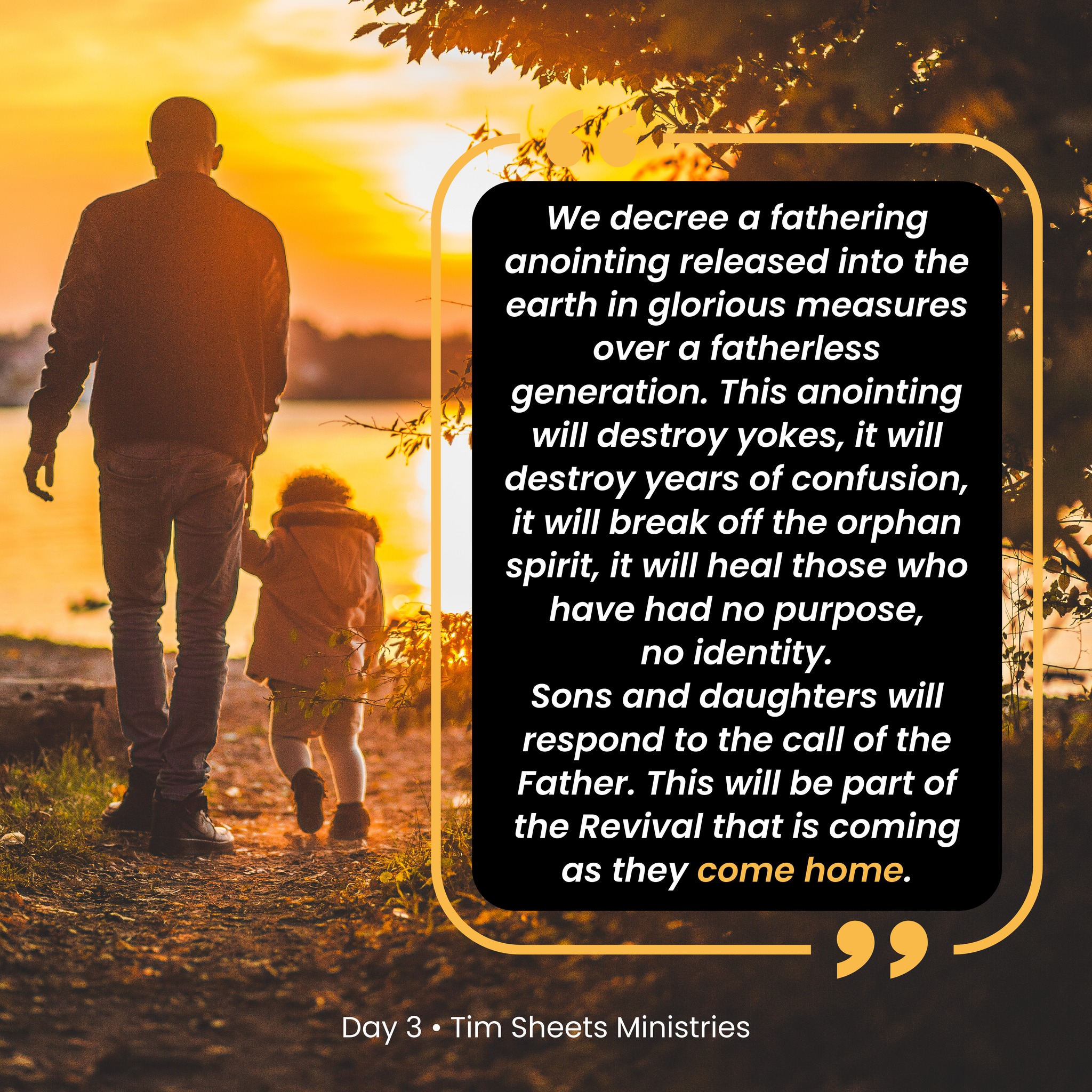 Tim Sheets - Day 3 January 9, 2024 We decree a fathering... | Facebook