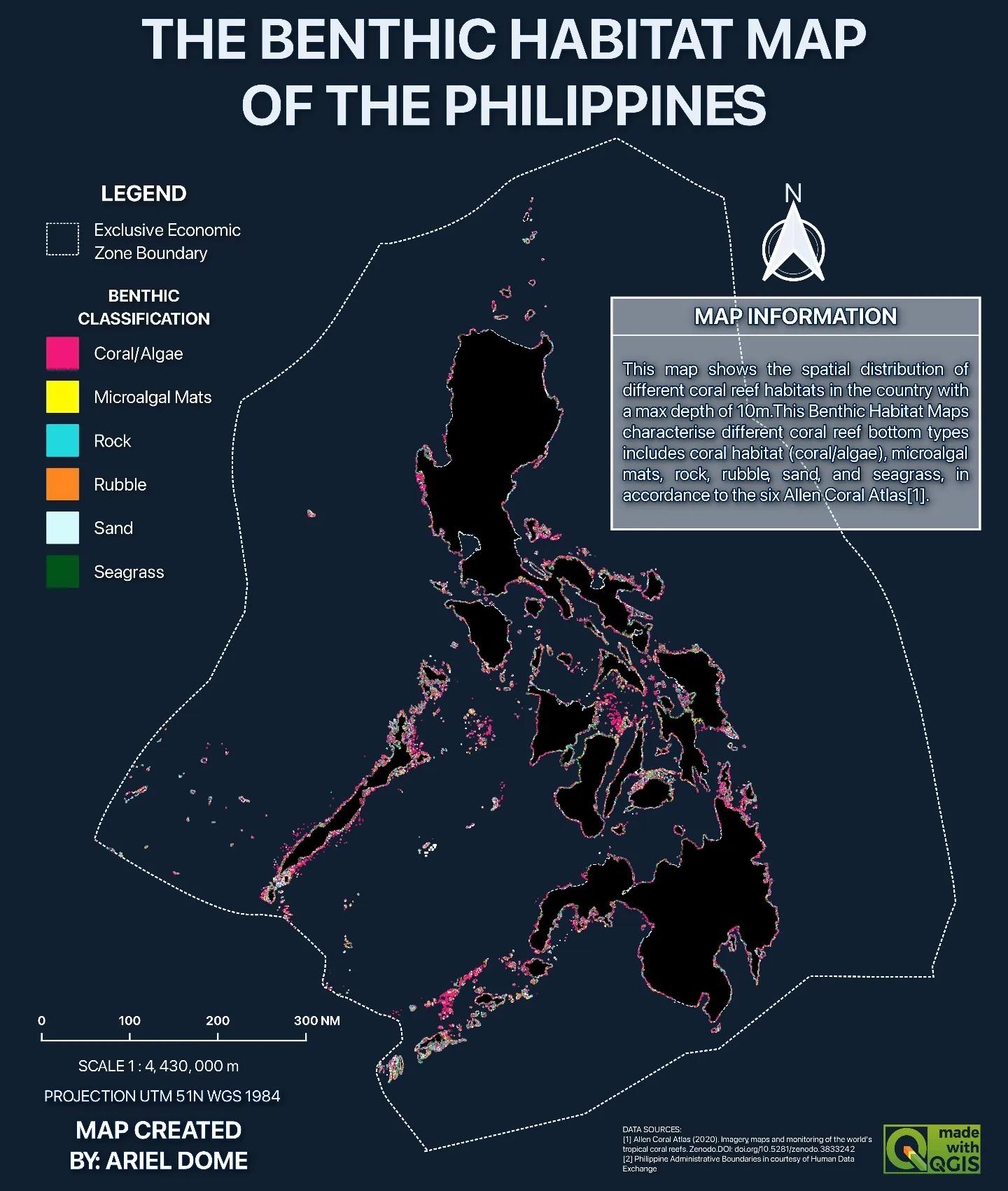 Ariel Dome - THE BENTHIC HABITAT MAP OF THE PHILIPPINES... | Facebook