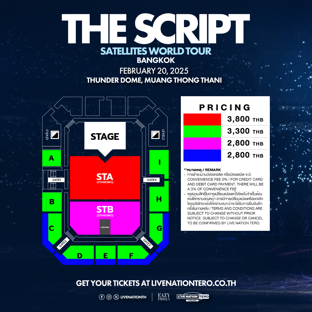 The Script Thailand added a new photo. - The Script Thailand
