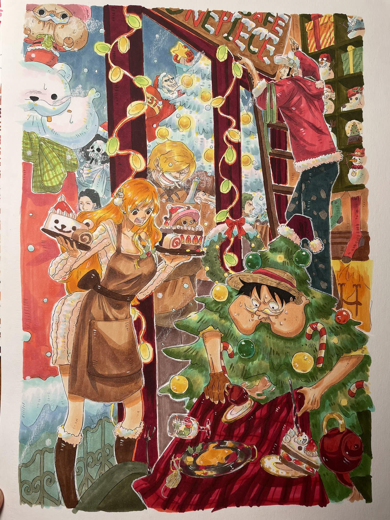 Strawhats well deserve Holiday Break. 🏴‍☠️🎅♥️ w
