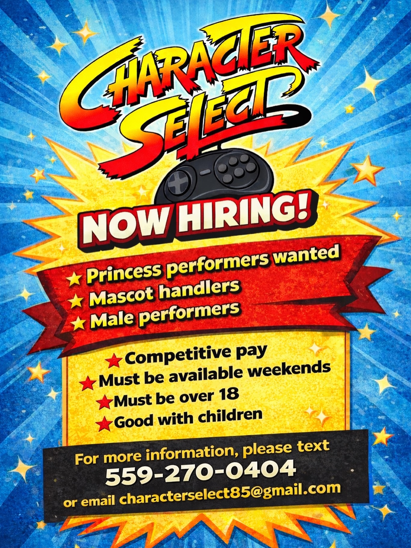 🎮 Character Select is now hiring! Love... - Character select | Facebook