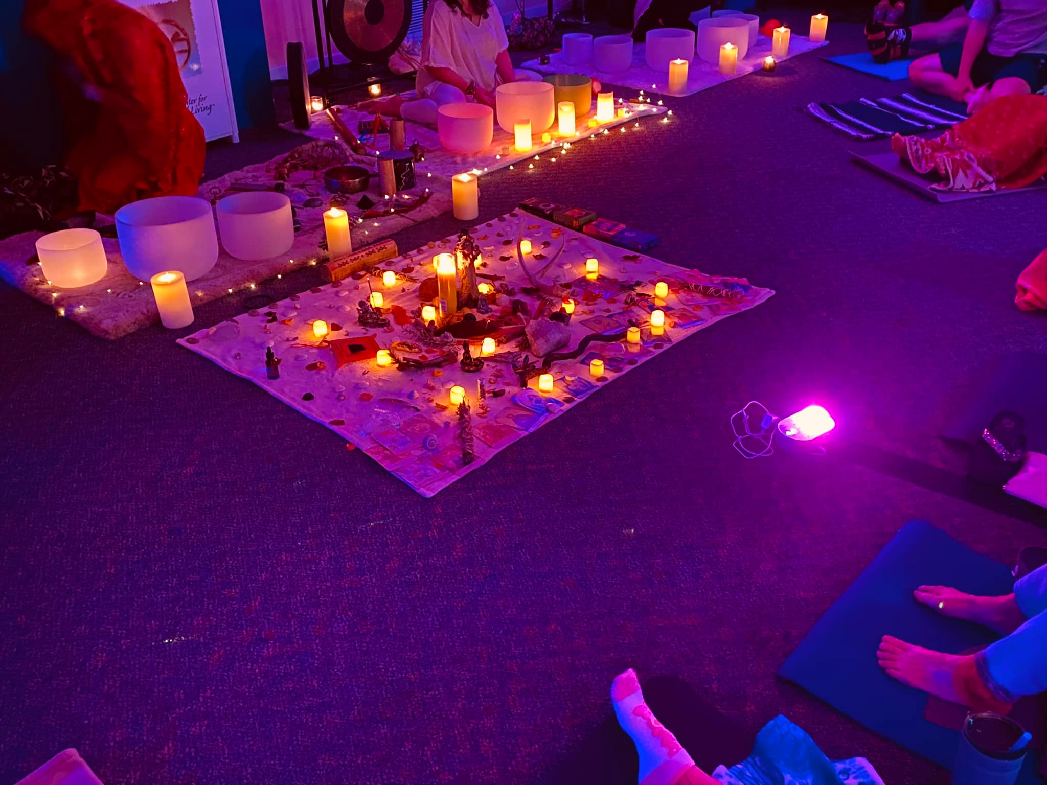Sound bath healing event at Yuma spiritual center