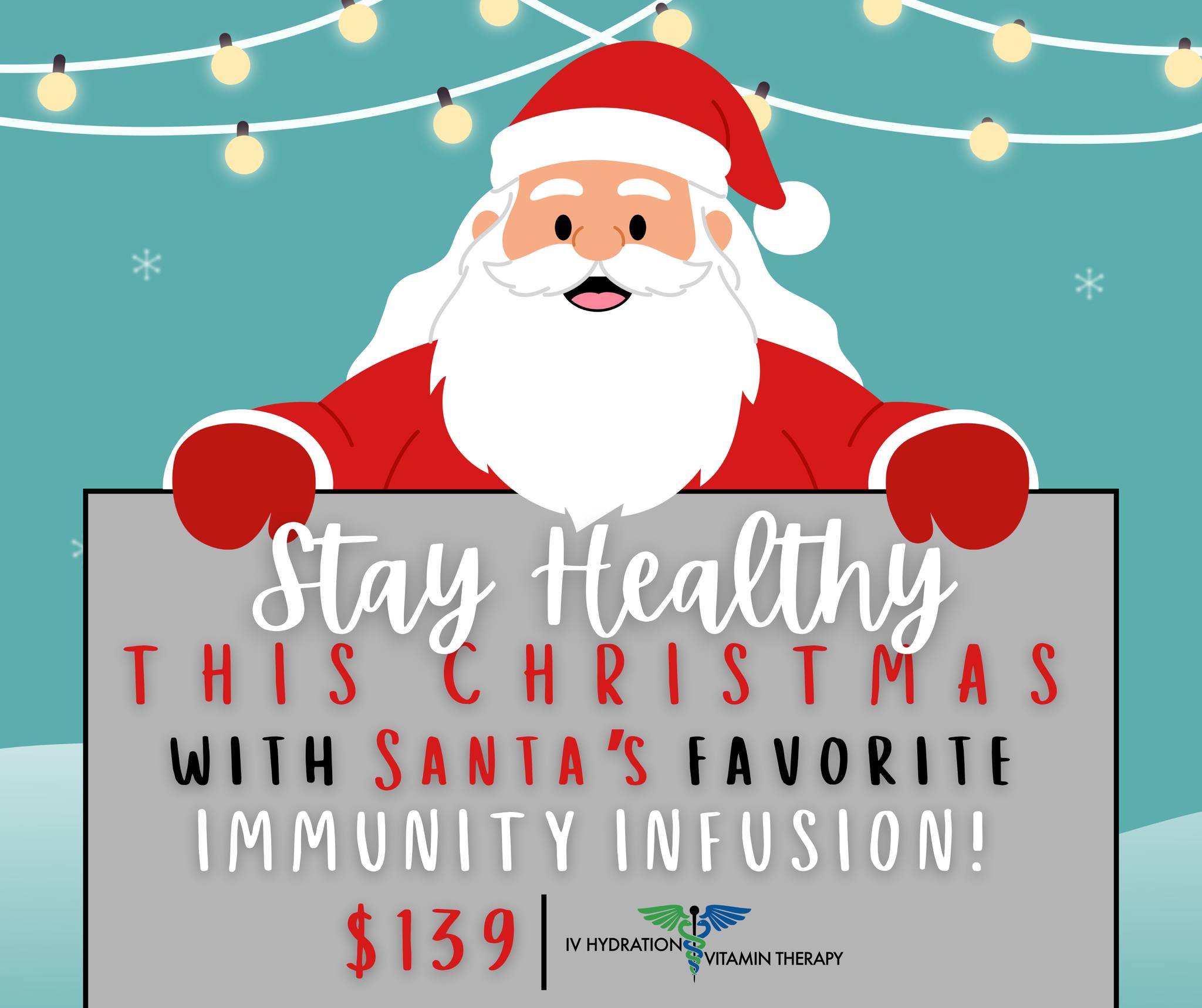 IV - SANTA KNOWS BEST 🎅🏻 Santa's favorite IMMUNITY INFUSION is truly ...