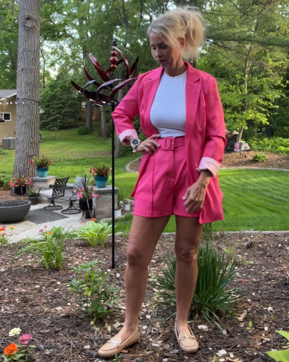 amazon hot pink dresses Trying out a dress for summer Shoe Size:8.5 USA 