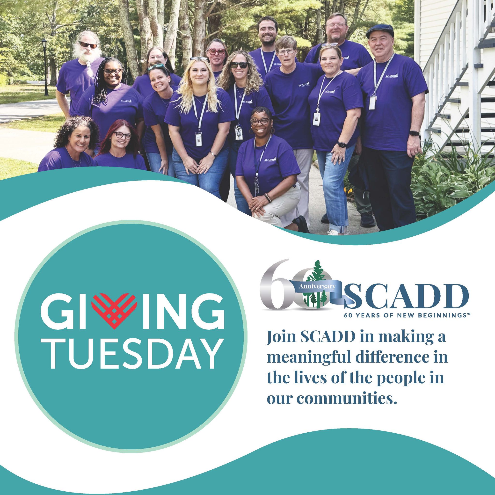 🎉 60 for 60: Fuel New Beginnings 🎉 This year, as SCADD celebrates 60 ...
