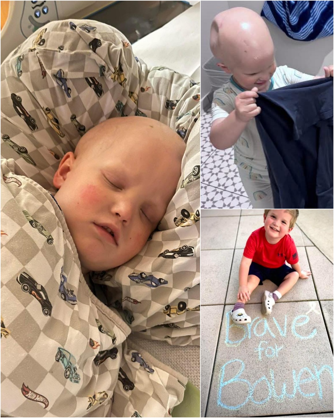 Healing - Three-year-old Bowen is in a relentless battle against brain ...