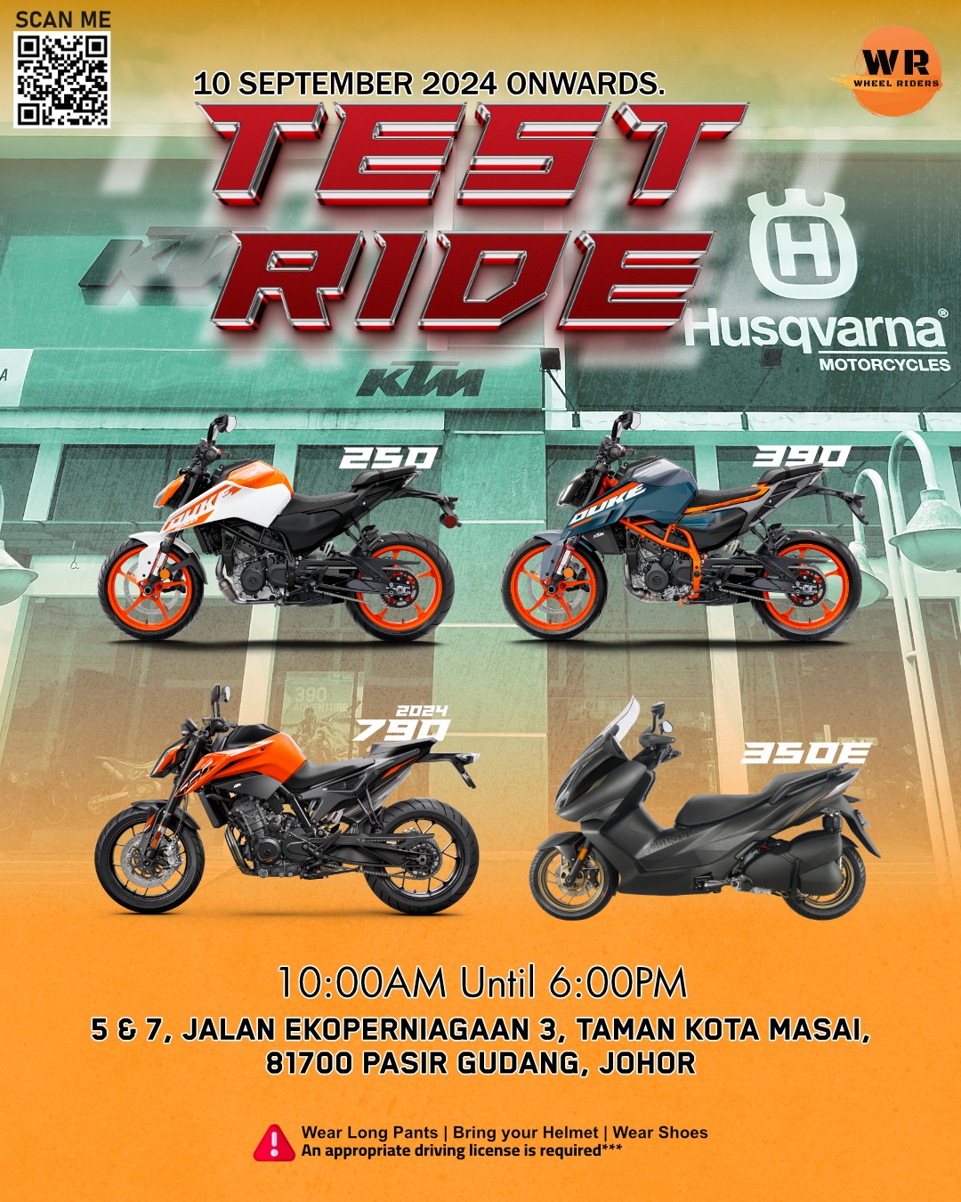 🏍️ Test Ride Motor di Wheel... - Wheel Riders Malaysia - JB