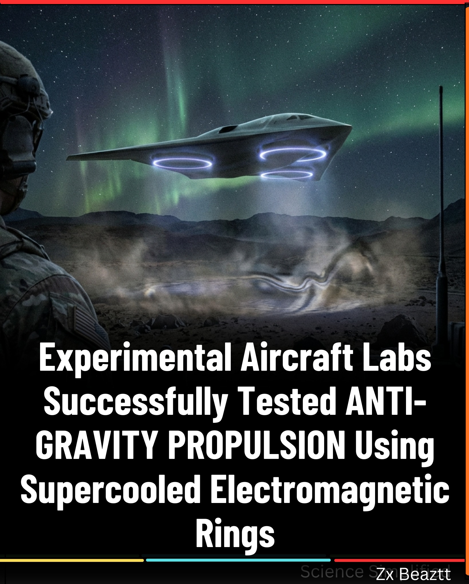 eagleman Scientists reveal craft with anti-gravity propulsion
