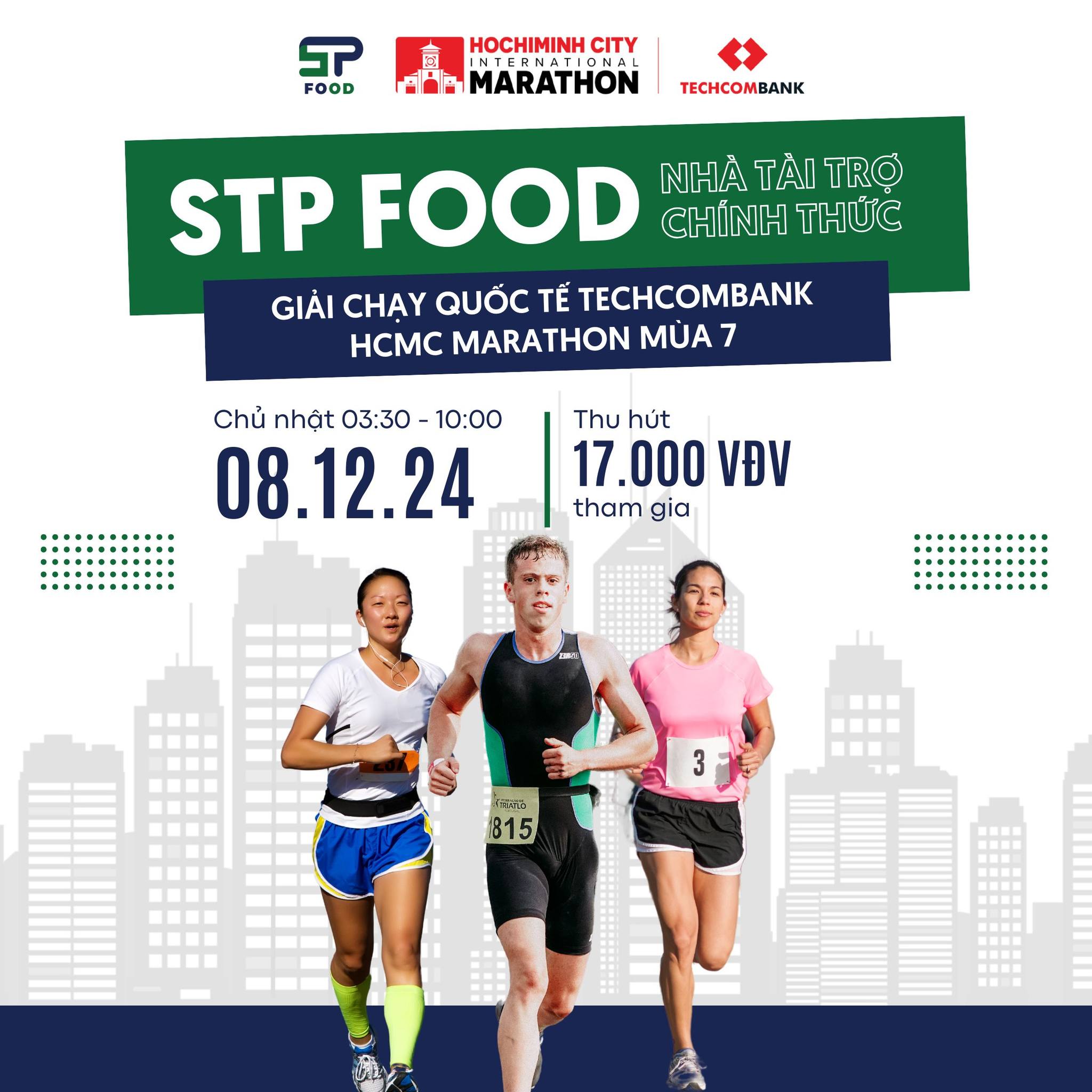 STP - 🔥 STP FOOD HÂN HẠNH LÀ NHÀ TÀI TRỢ CHÍNH THỨC GIẢI MARATHON QUỐC ...