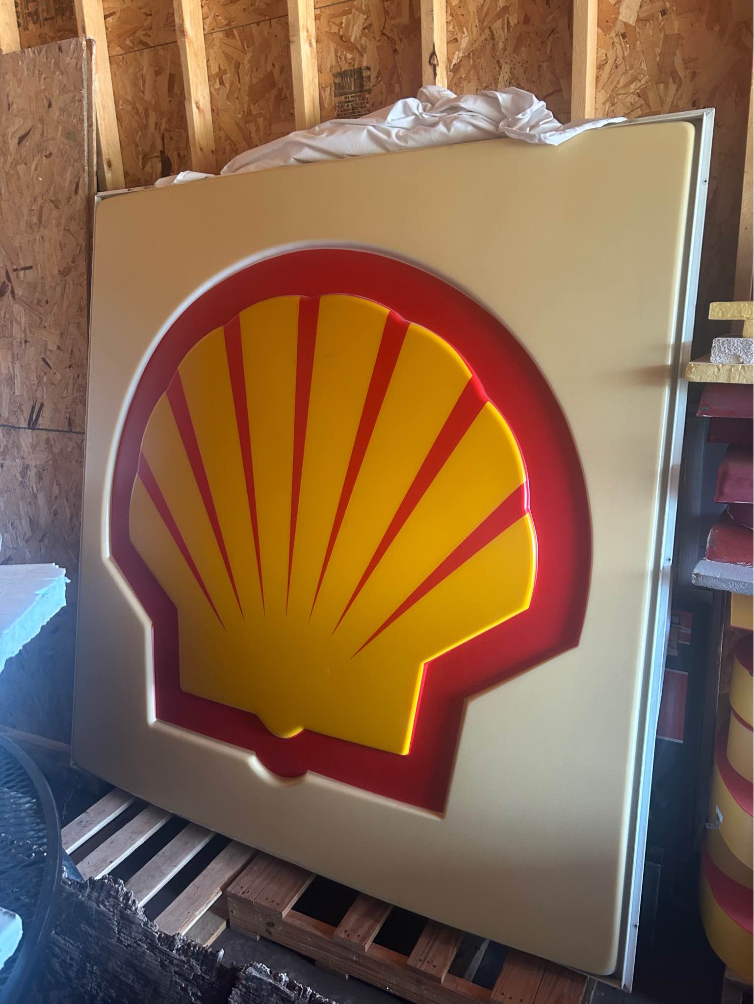 Shell Road Sign & Shell Letters with Frame - Plaques & Signs - Spirit ...