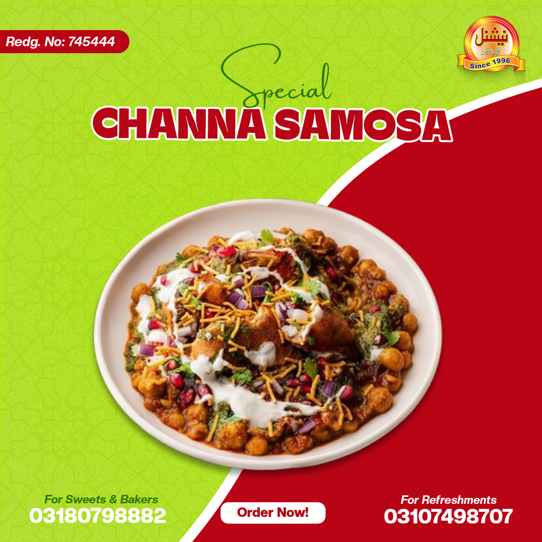 National - 𝐎𝐧𝐞 𝐁𝐢𝐭𝐞 & 𝐘𝐨𝐮'𝐥𝐥 𝐁𝐞 𝐇𝐨𝐨𝐤𝐞𝐝! Our Special Chana Samosa brings ...