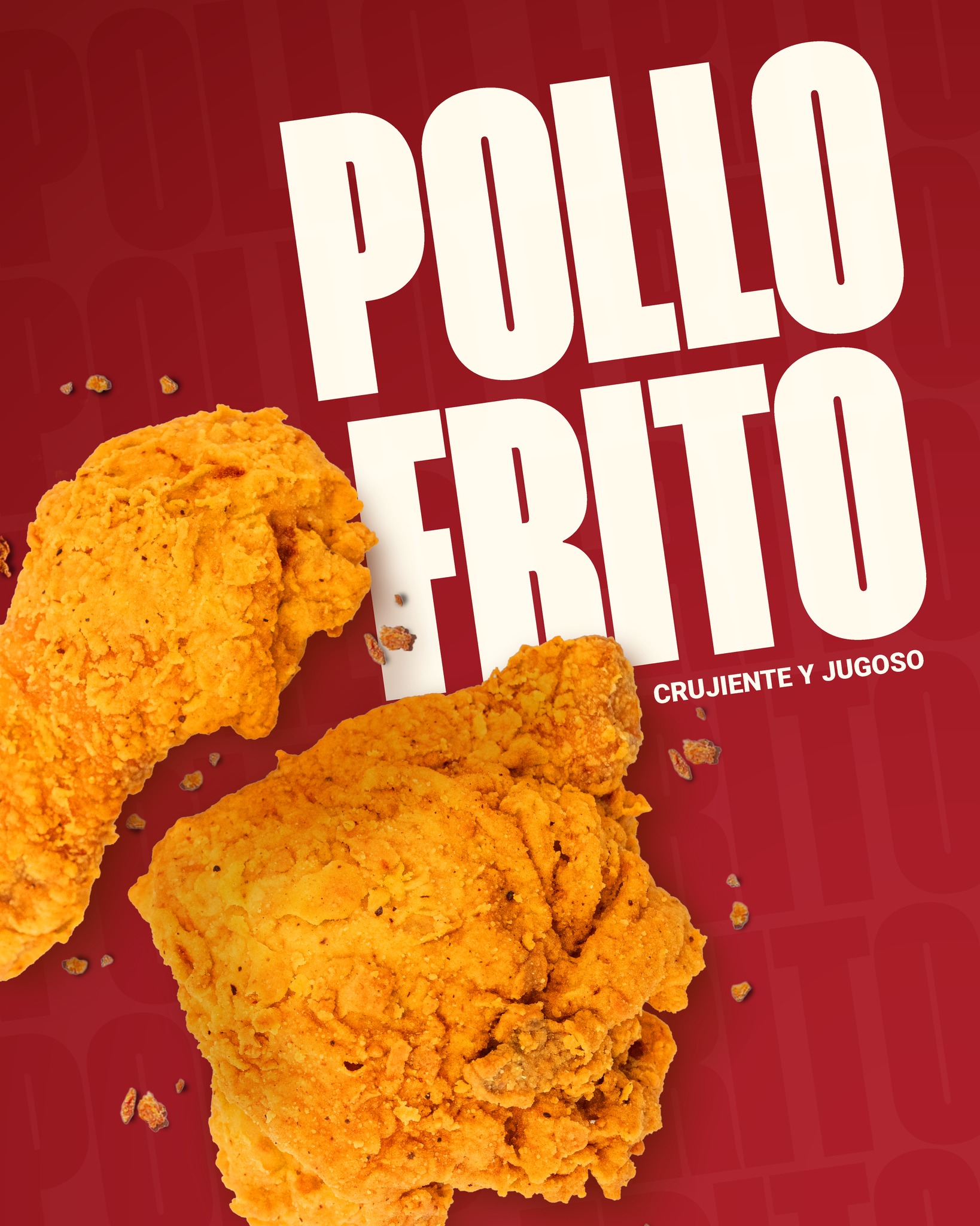 Ricky's - Pollo frito como debe ser: crujiente por fuera, jugoso por ...