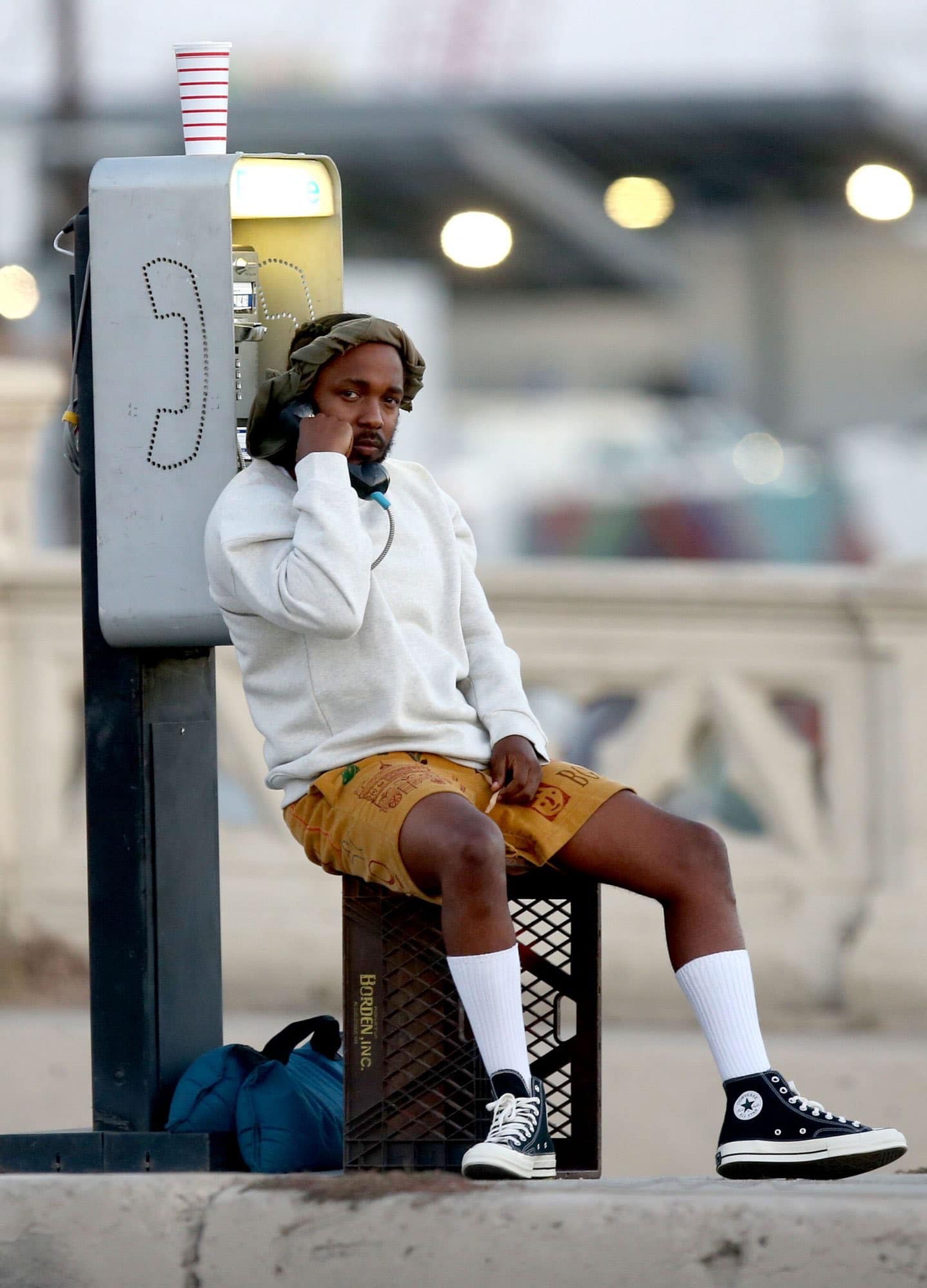 Very - Kendrick Lamar spotted filming a music video in LA 