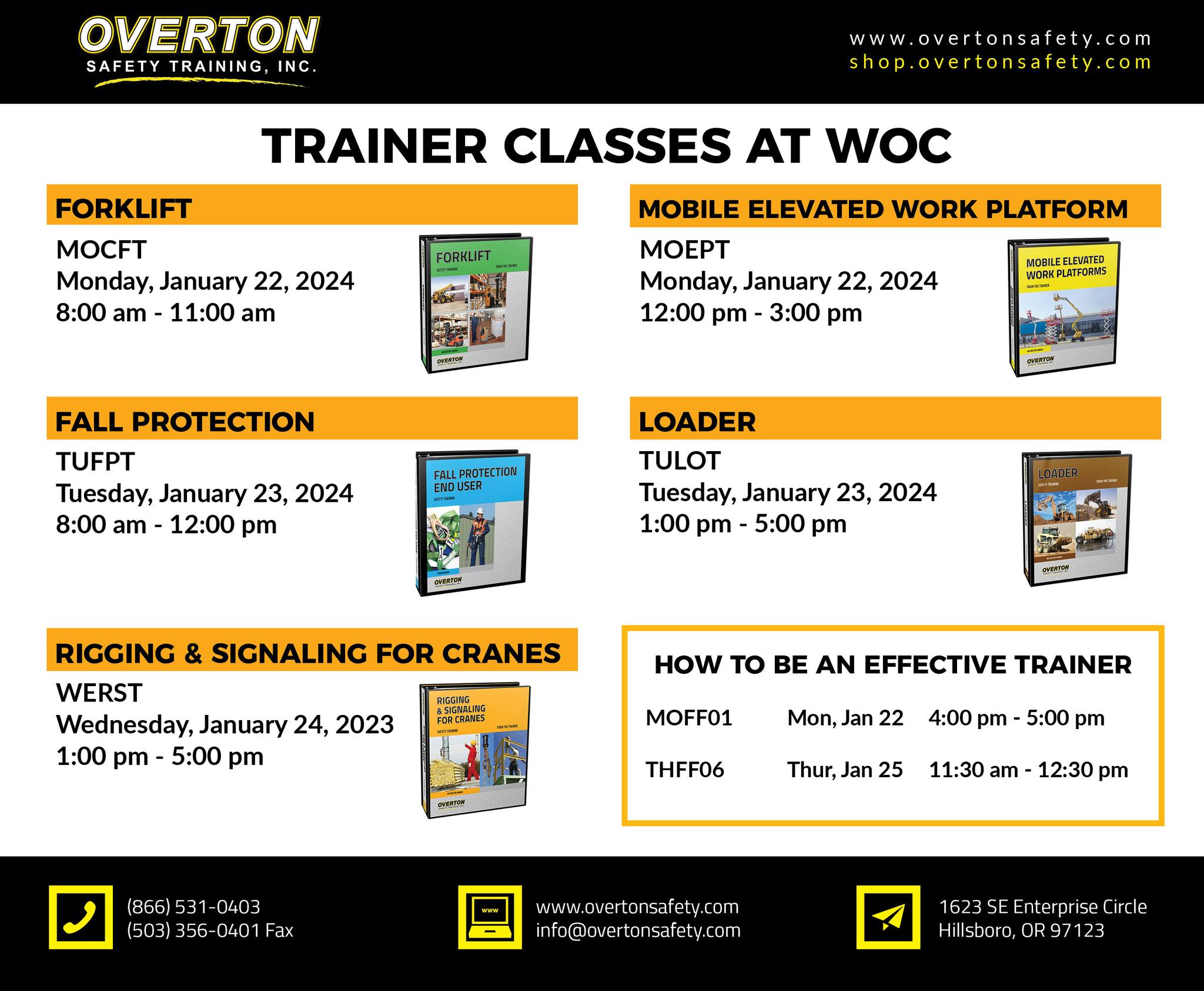 OVERTON Safety Training, Inc. | Hillsboro OR