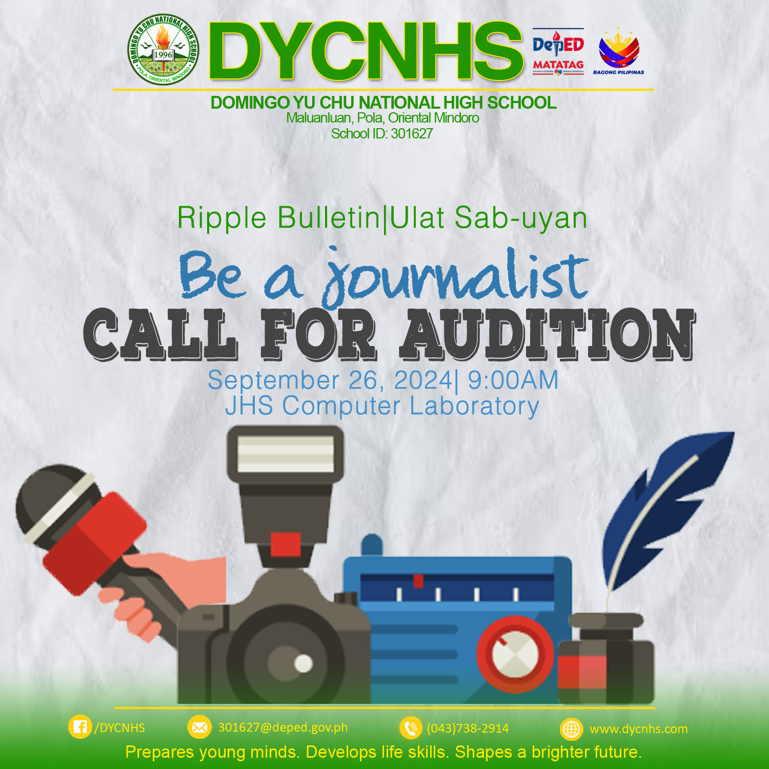 DYC Scribes - 𝗟𝗘𝗧 𝗬𝗢𝗨𝗥 𝗩𝗢𝗜𝗖𝗘𝗦 𝗕𝗘 𝗛𝗘𝗔𝗥𝗗 📣 Driven with its... | Facebook
