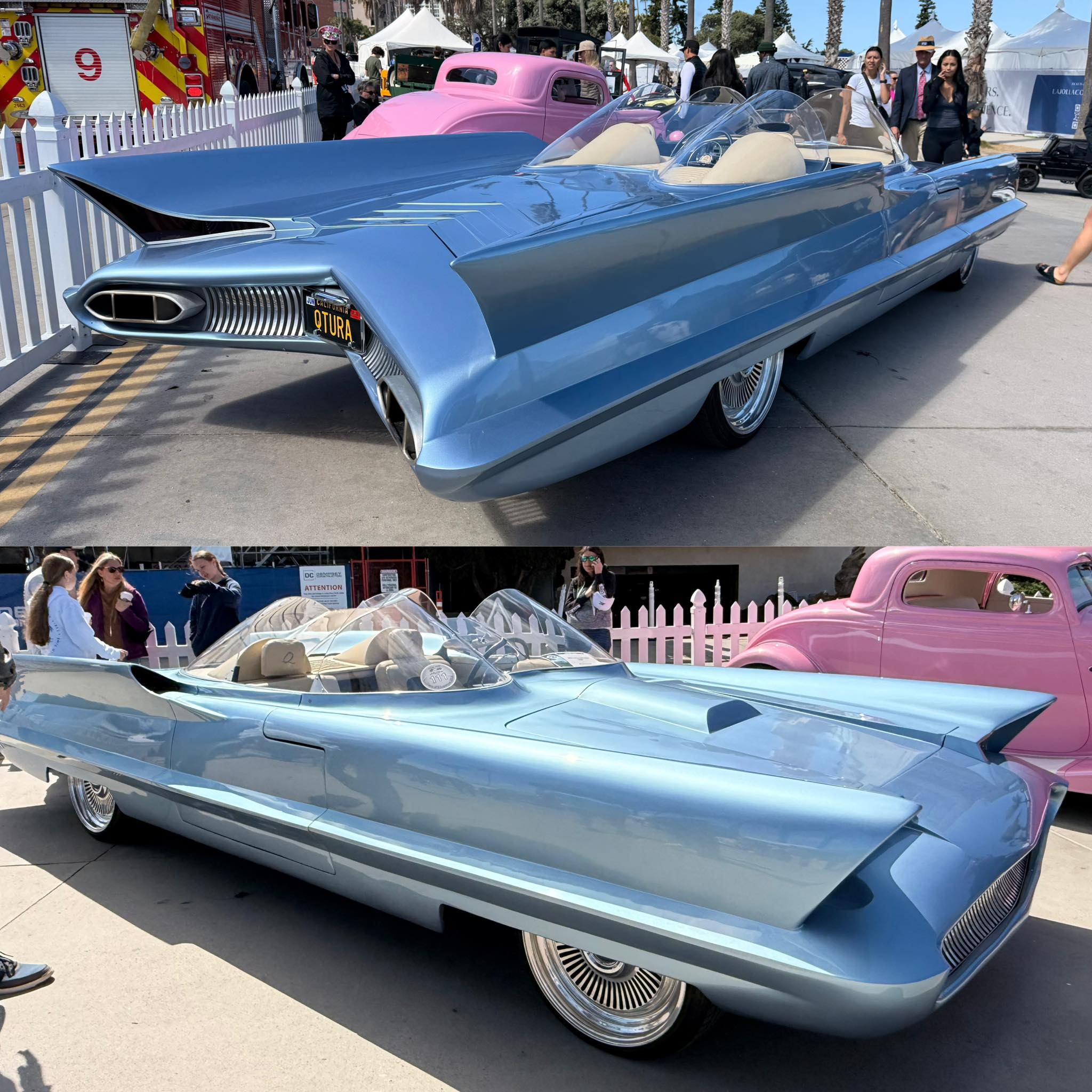 This 1955 Lincoln Futura looks like it landed from the future