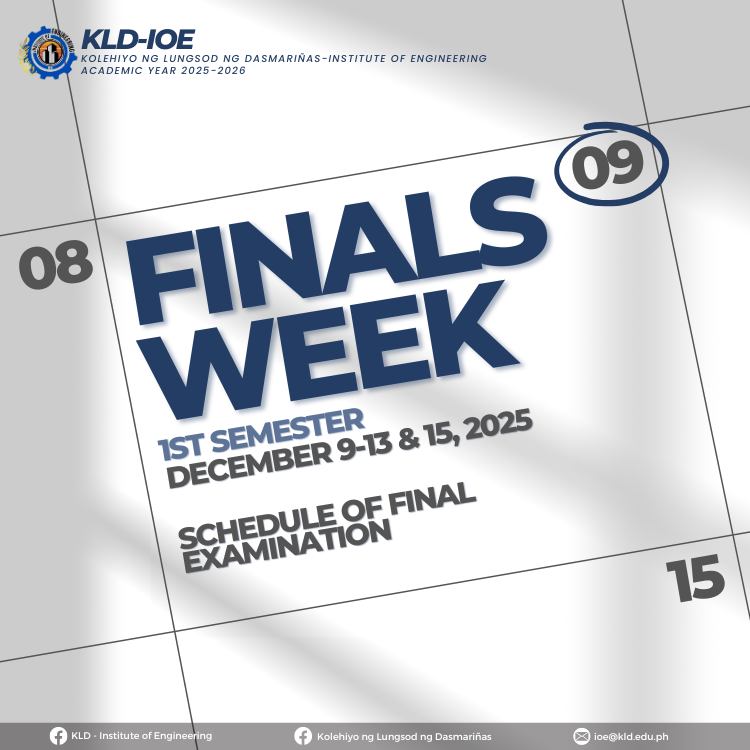 KLD - Institute of Engineering | Dasmariñas