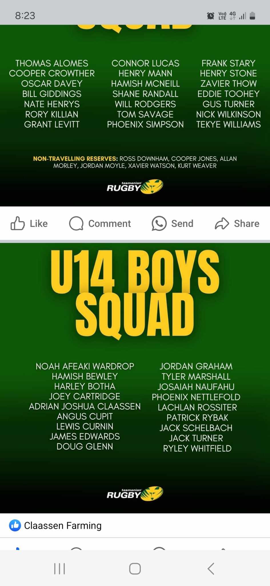 Blaketown - Former Blaketown RFC player AJ Claassen selected to tour ...