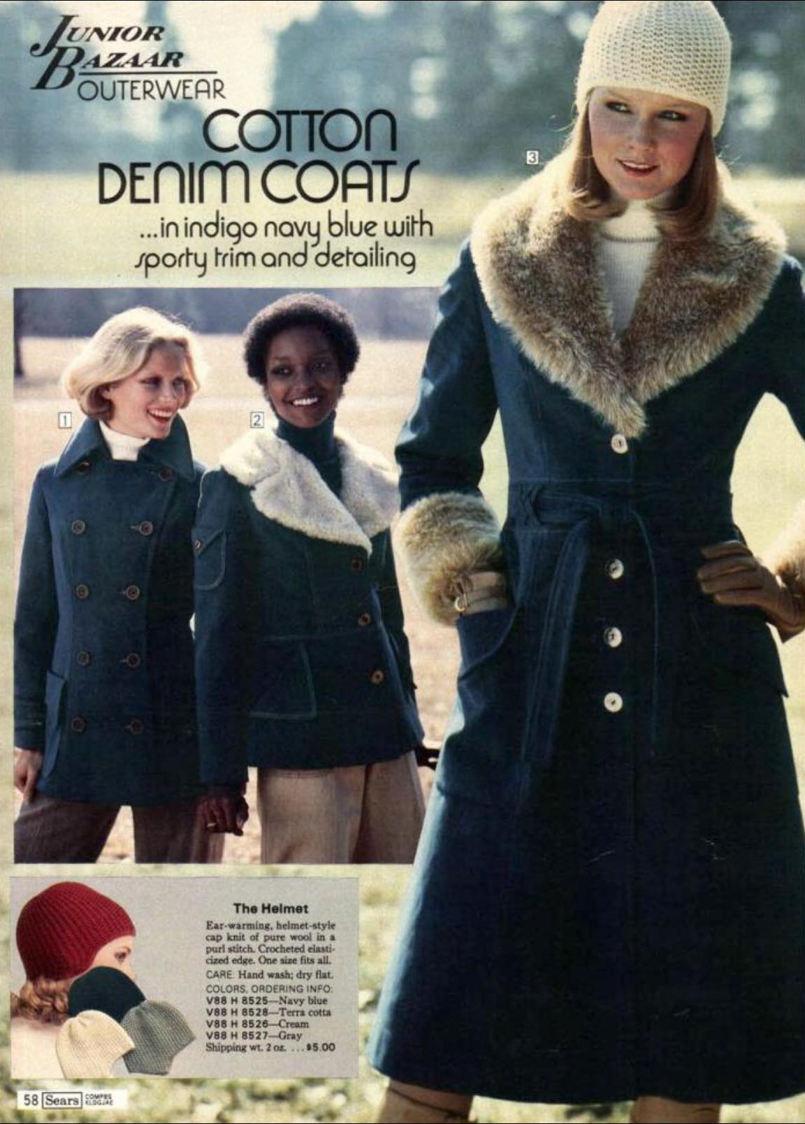 HALLO SHOP 1976年 秋冬版 女性情報誌 カタログ HALLO SHOP 1976年