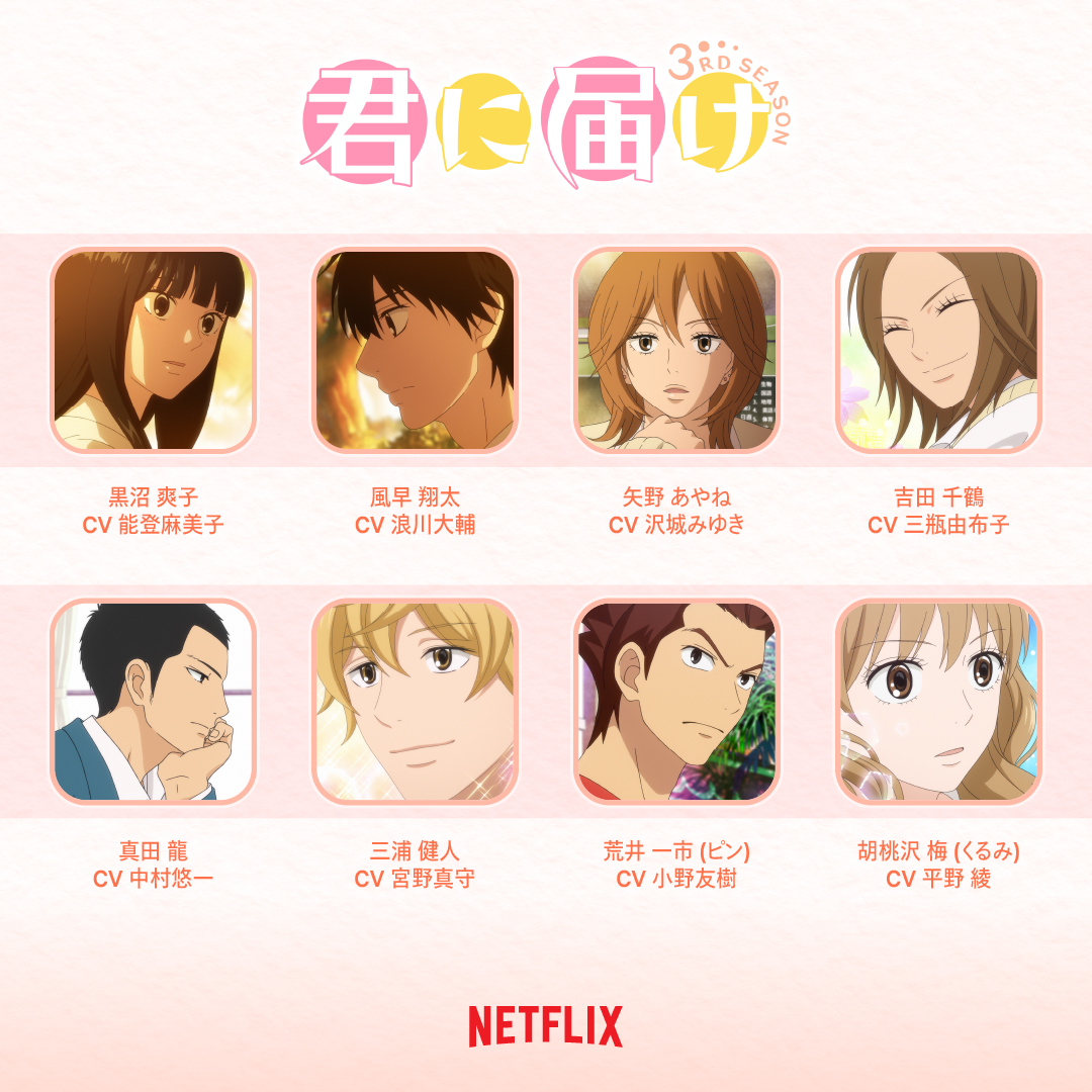 君 に 届け アニメ 声優