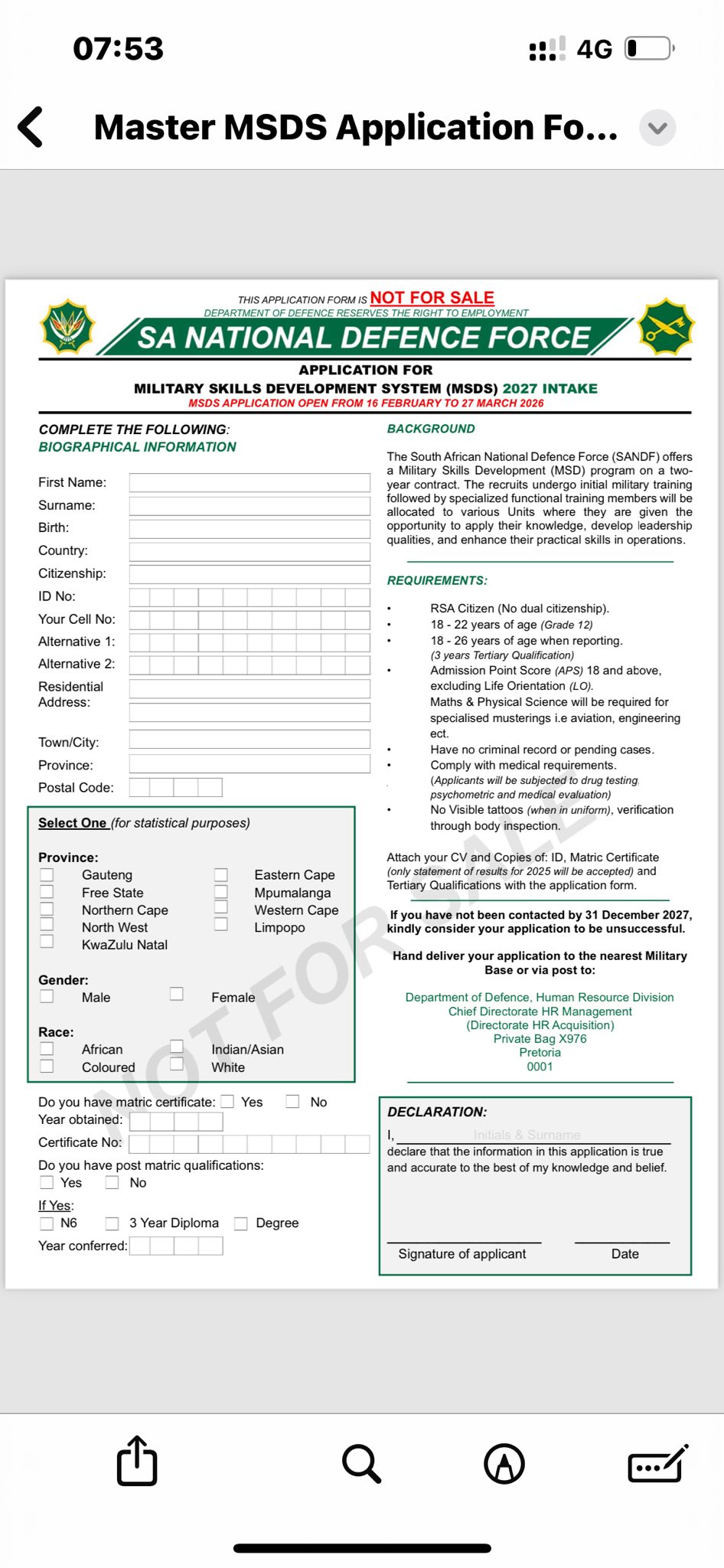 Apply Now - SANDF Application Forms. You can use the... | Facebook