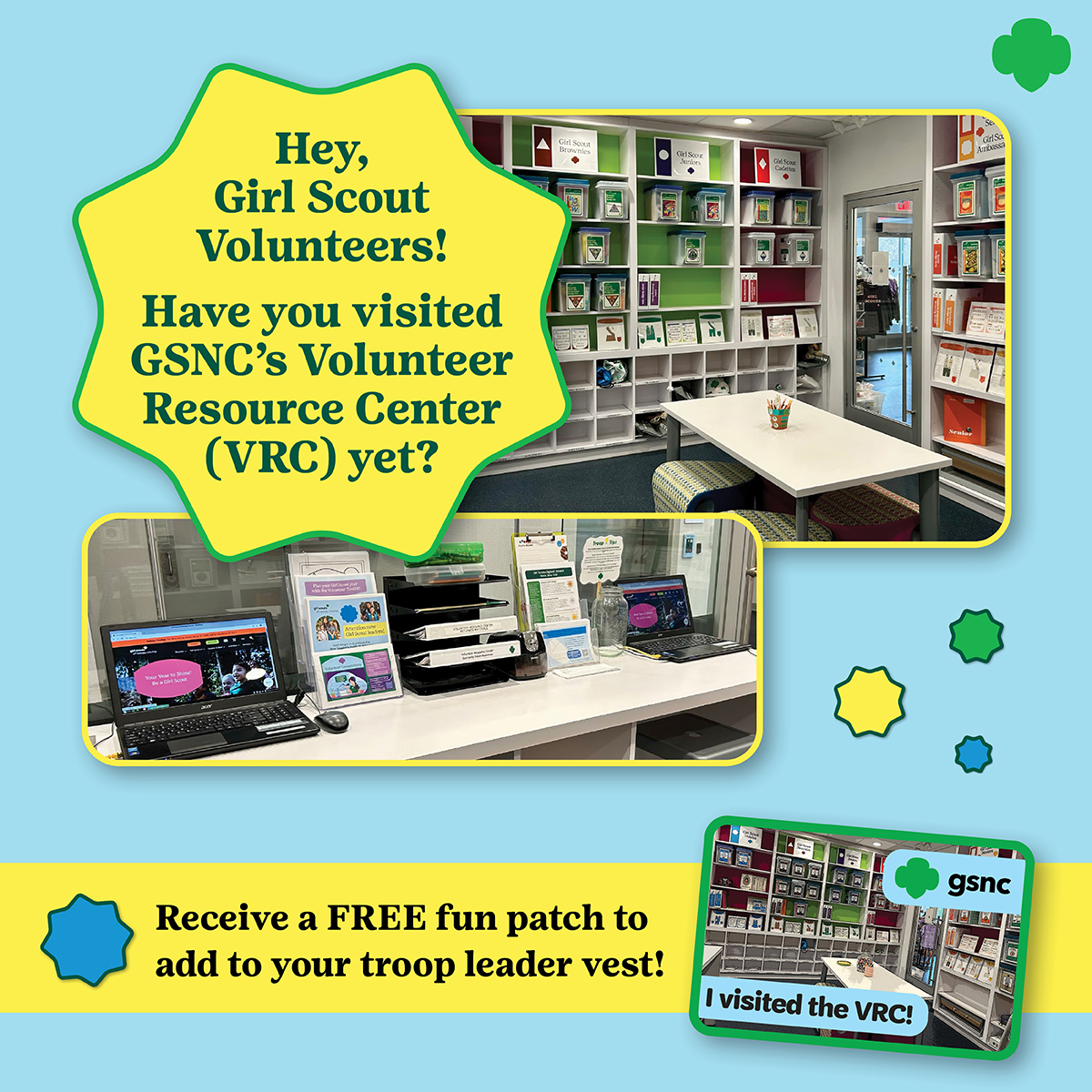 The VRC is the place where... - Girl Scouts of Nassau County