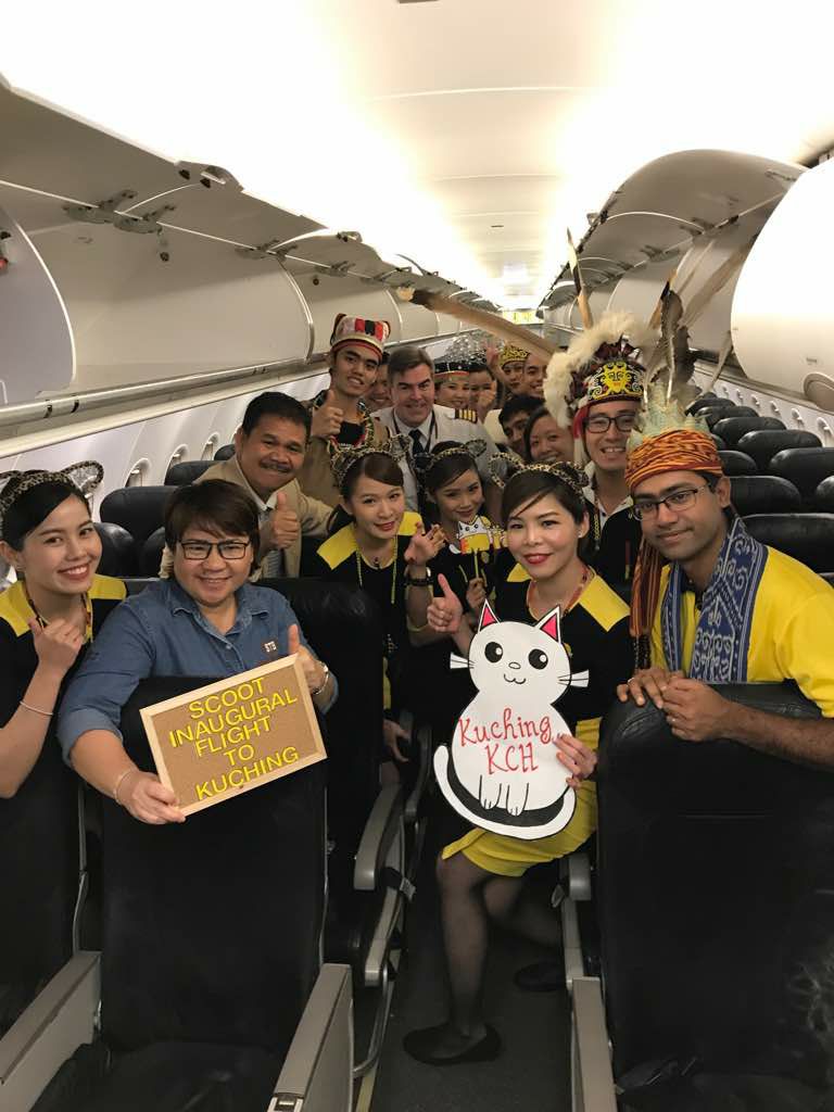 Welcome Scoot Airline to Kuching, Sarawak! Scoot now operates daily for ...