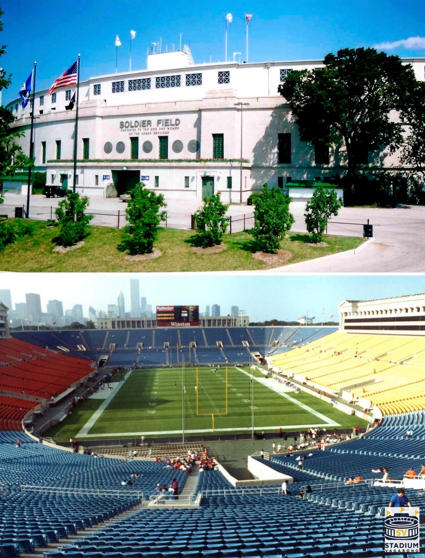 Stadium - 🏟️ Soldier Field — Chicago, IL 📸 Circa 1990 (pre-2002 ...