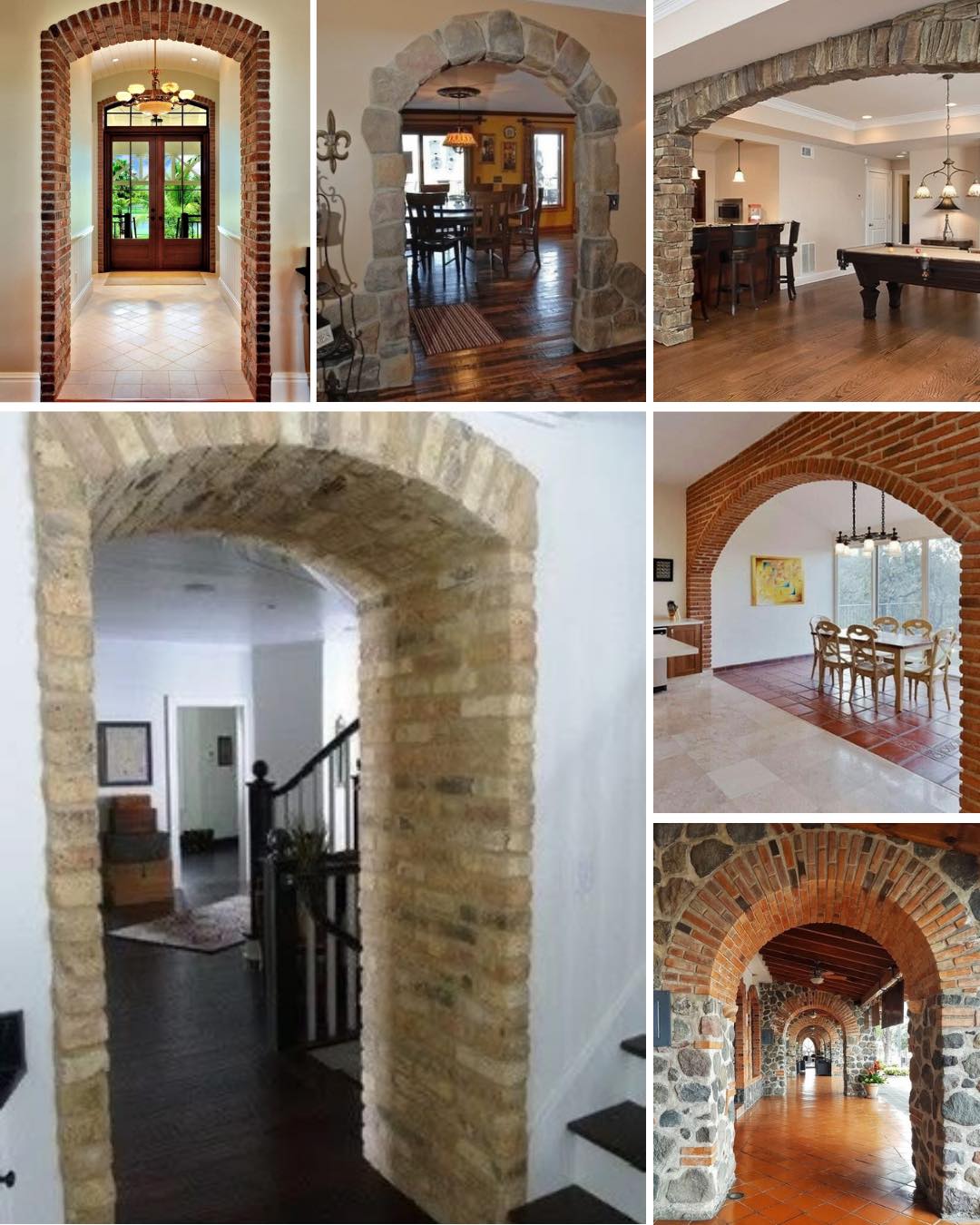 Casas - 🏡💫 Arcos de piedra para interiores con encanto rústico y ...