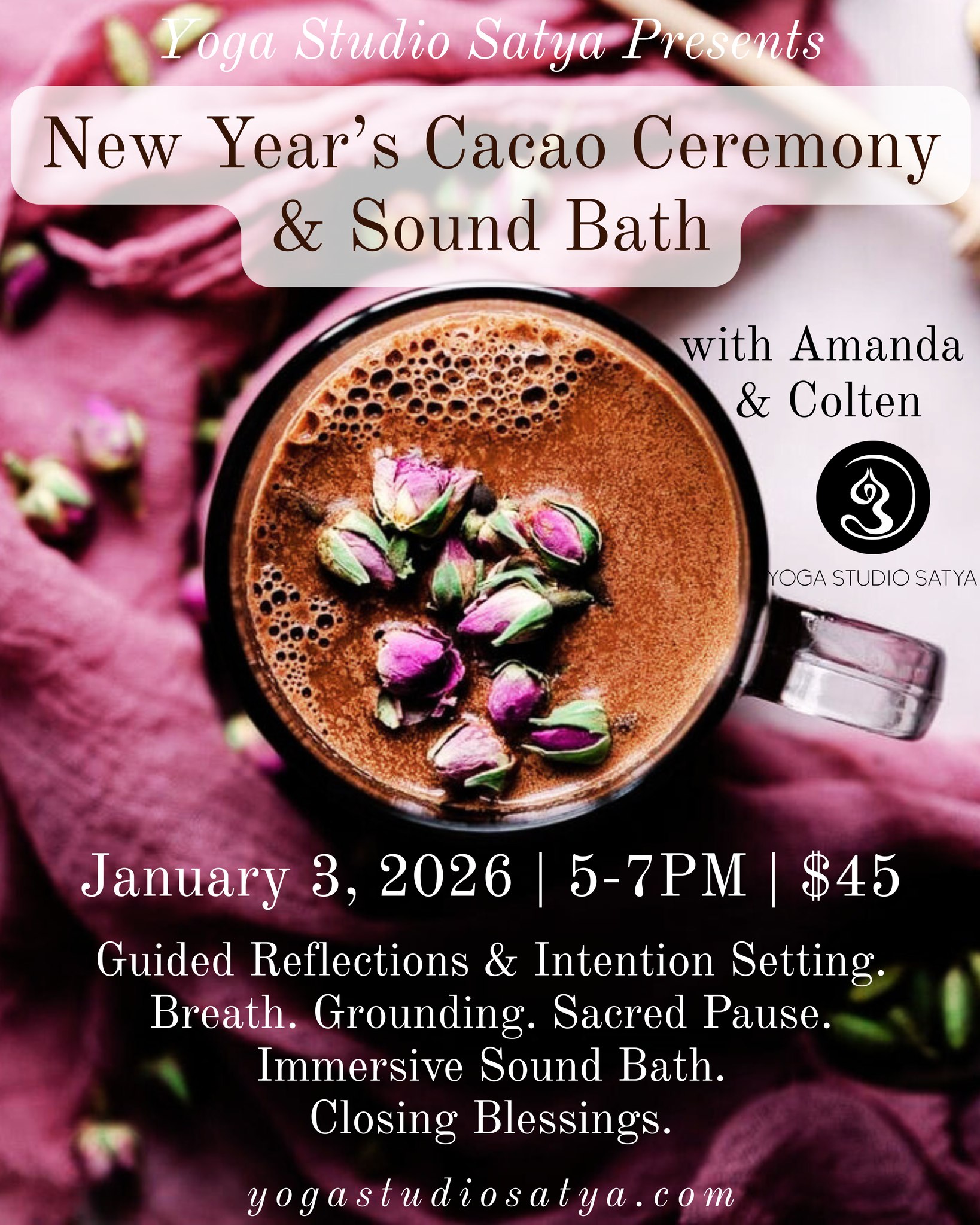 New Year’s Cacao Ceremony & Sound Bath