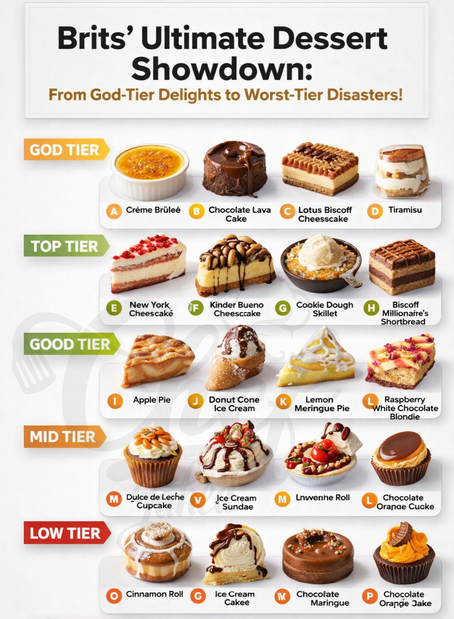 Chef - Brits’ Ultimate Dessert Showdown is here, ranking iconic sweet ...