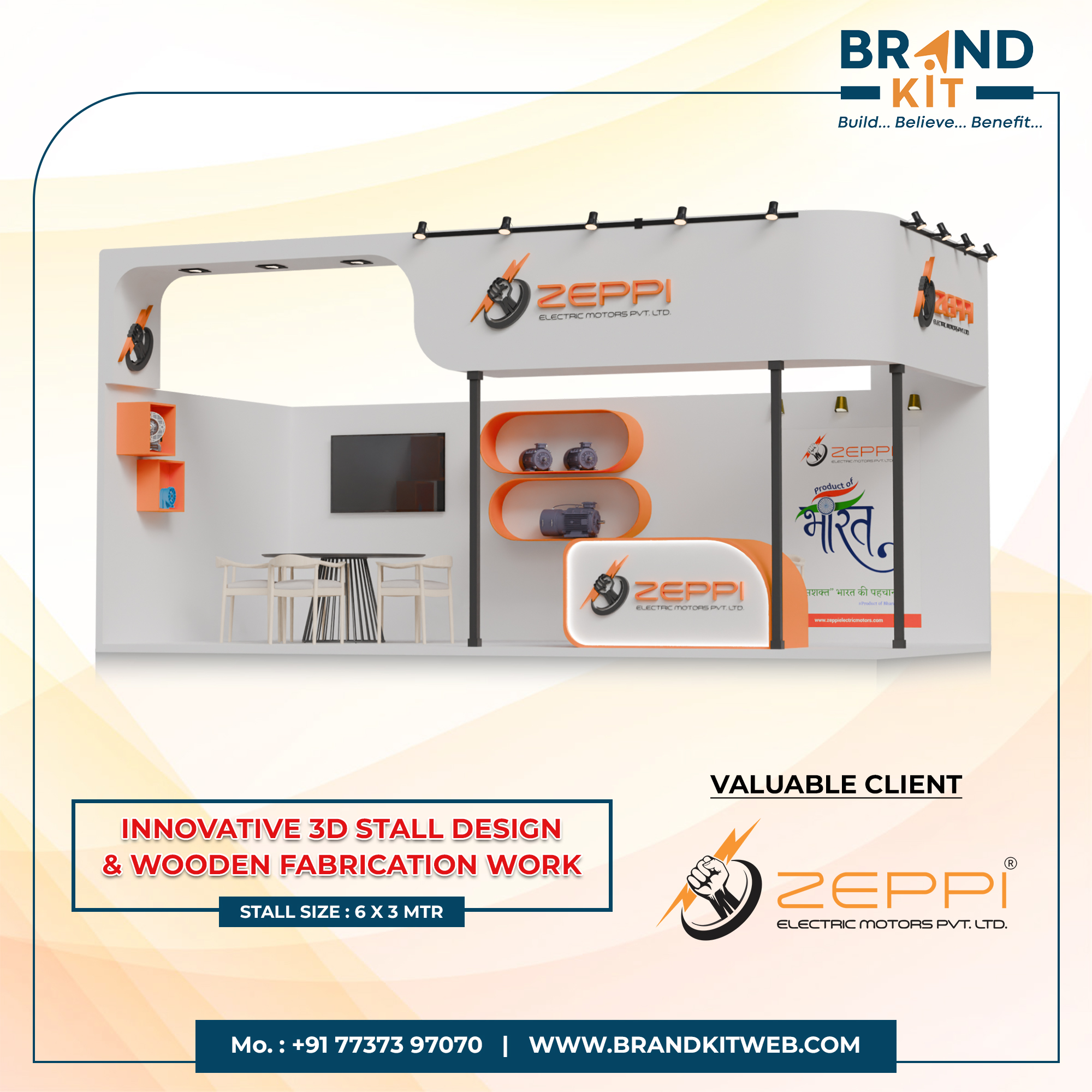 Brandkit - Exhibition Stall 3D Design & Fabrication Work... | Facebook