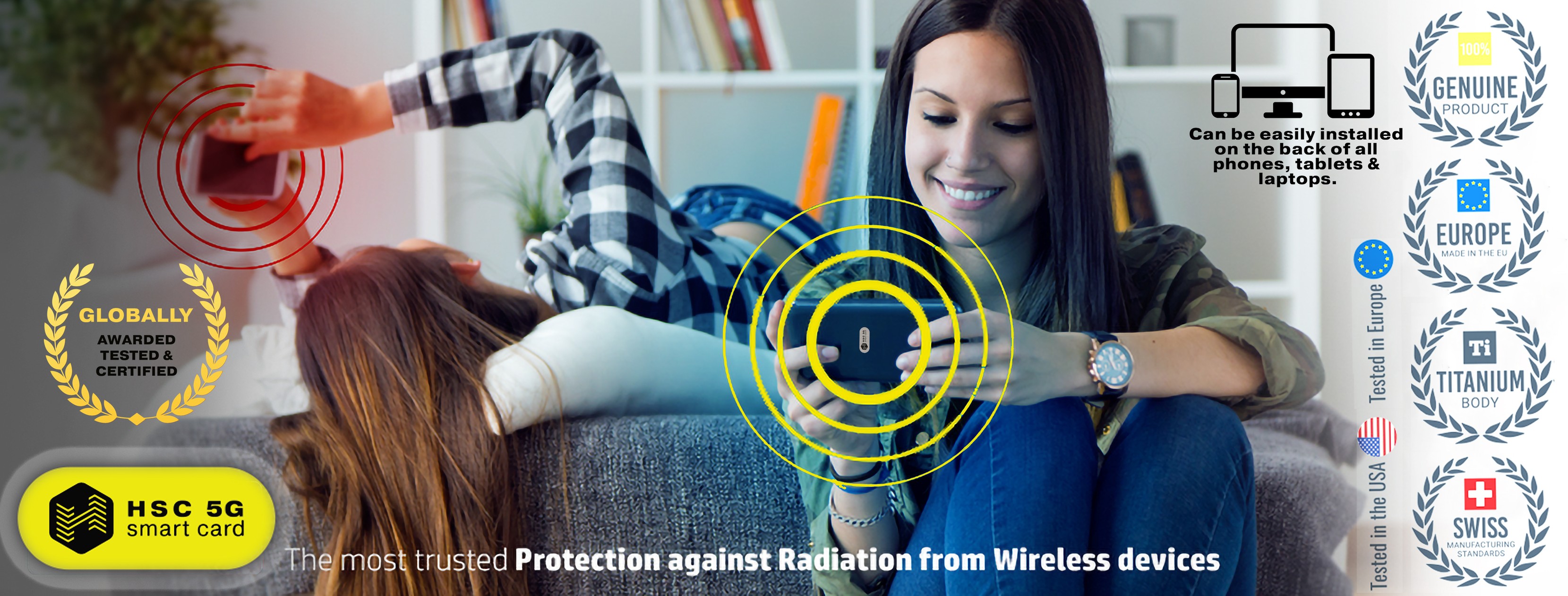 HSC - The most trusted Protection against Radiation from Wireless devices