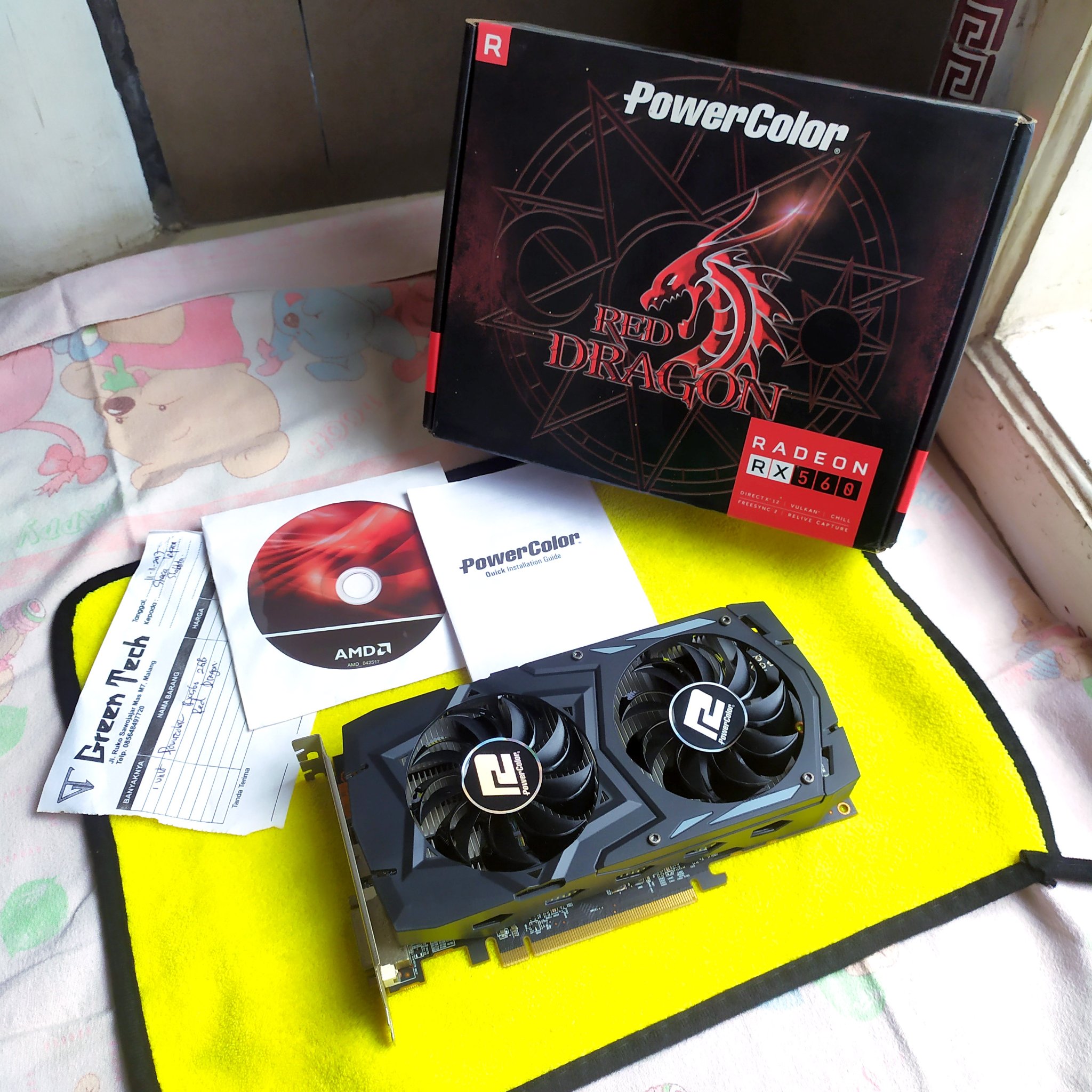PowerColor Red Dragon Radeon RX 560 2 GB 2GB VRAM Dual Fan | Minus ...