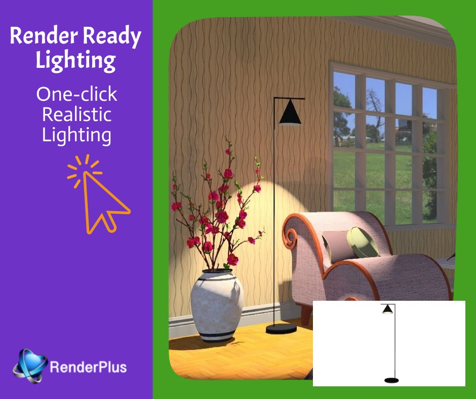Try the render-ready Tall Black... - Render Plus Software