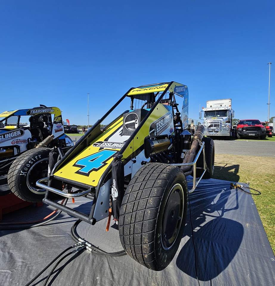 Michael - It's a scorcher at Perth Motorplex, we're getting ready for ...