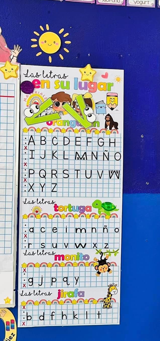 Las letras en su... - Materiales Gráficos para Primaria | Facebook