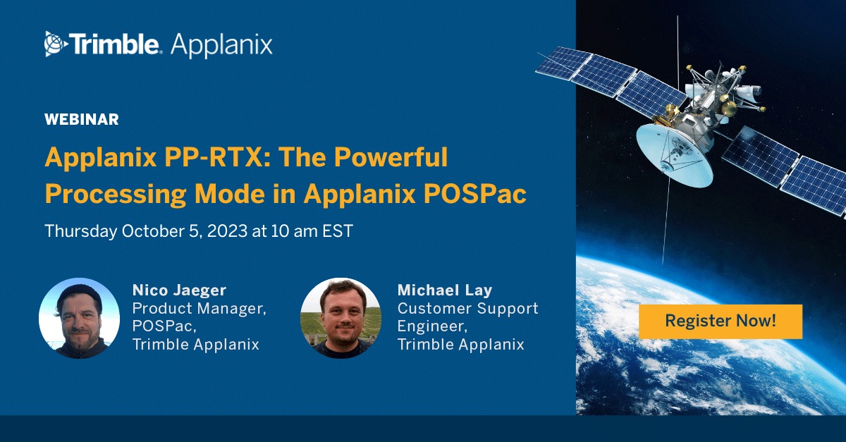 Have you signed up for next Thursday’s... - Trimble Applanix | Facebook