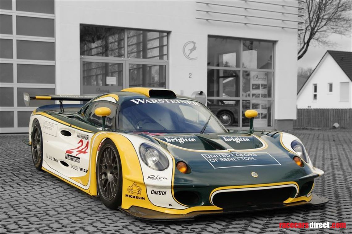 This is a 1997 Lotus Elise GT1 * 1 of 7 built by Lotus GT1