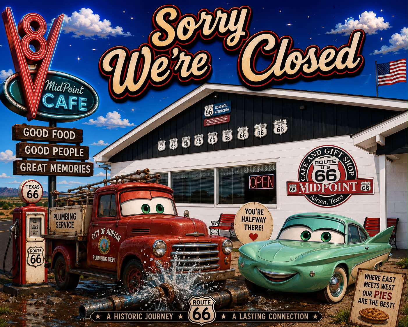 MidPoint Cafe and Route 66 Gift Shop, Adrian TX | Adrian TX
