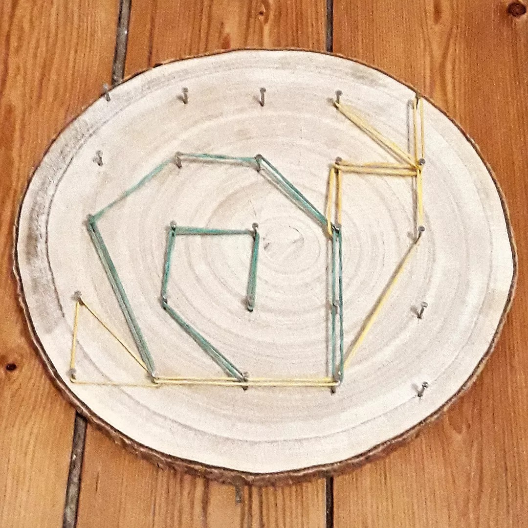 Ensemble Planche Géo En Bois Pour Enfants - Géoplanche Éducation STEM Avec Cartes Défi