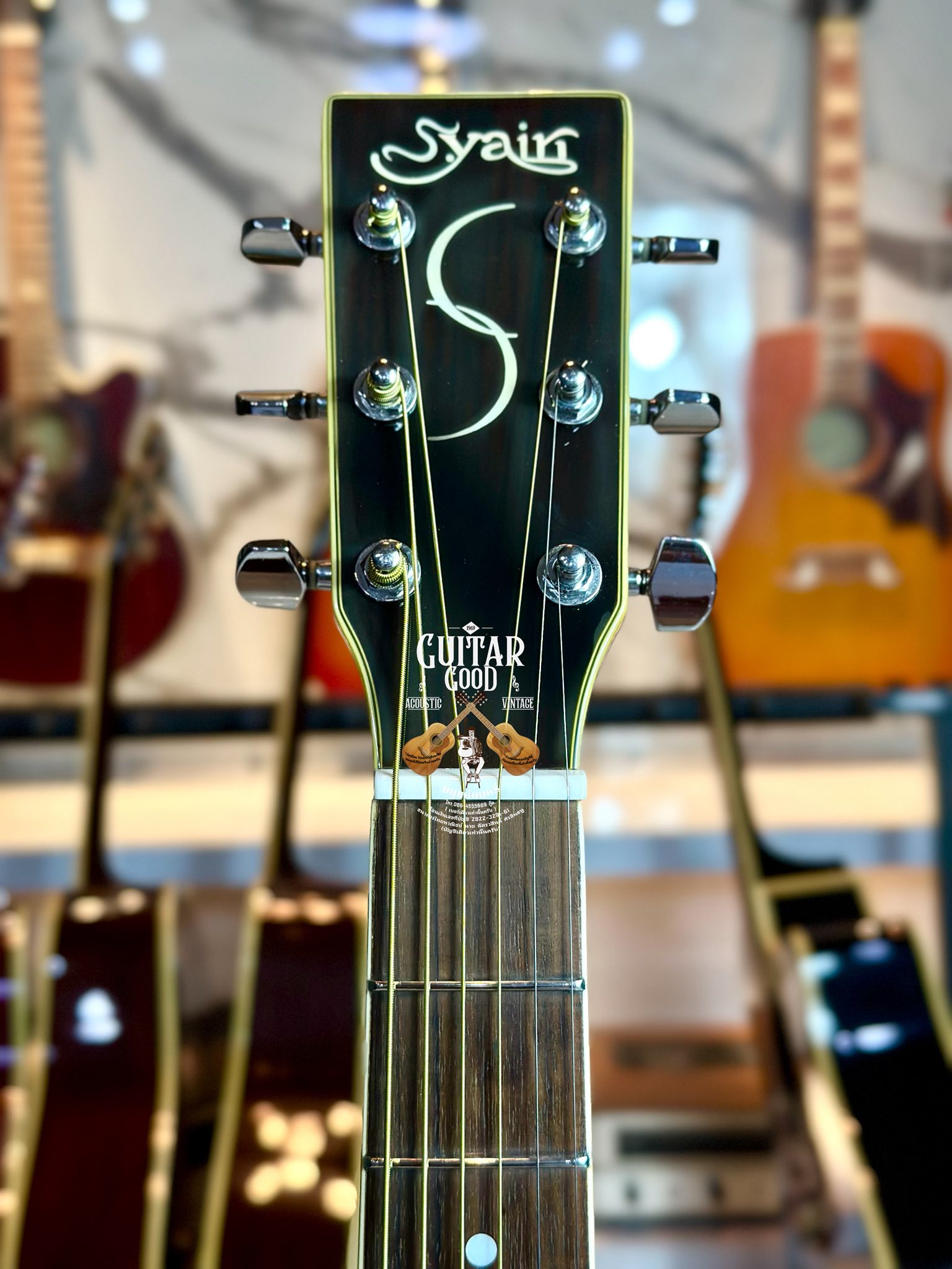 🎸S.yairi YD-28-3TS (TOP SOLID) สีซันเบริซ์ สภาพสวยงามทั้งตัว🪵ไม้