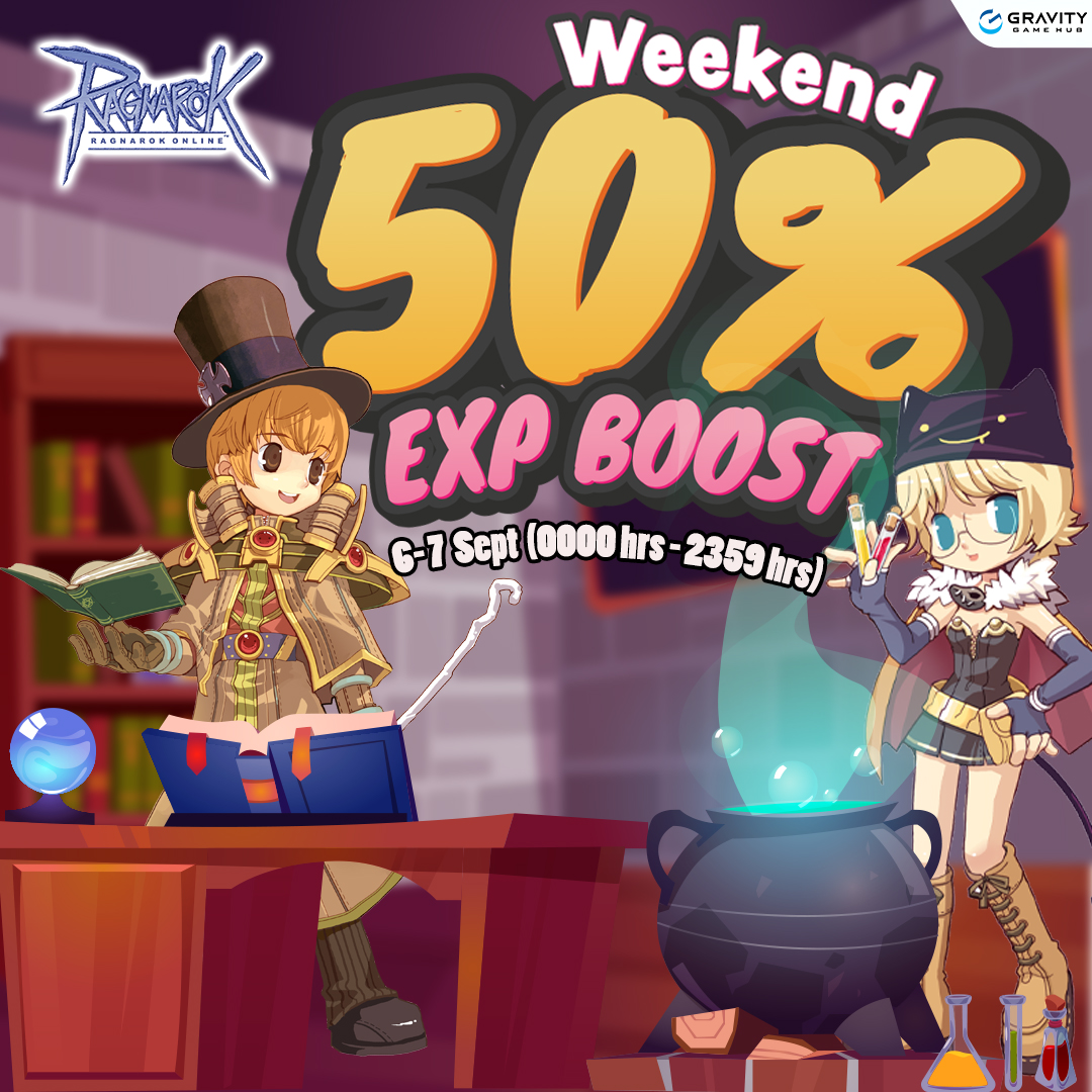 50% EXP BOOST on 6 September... - Ragnarok Online GGH | Facebook