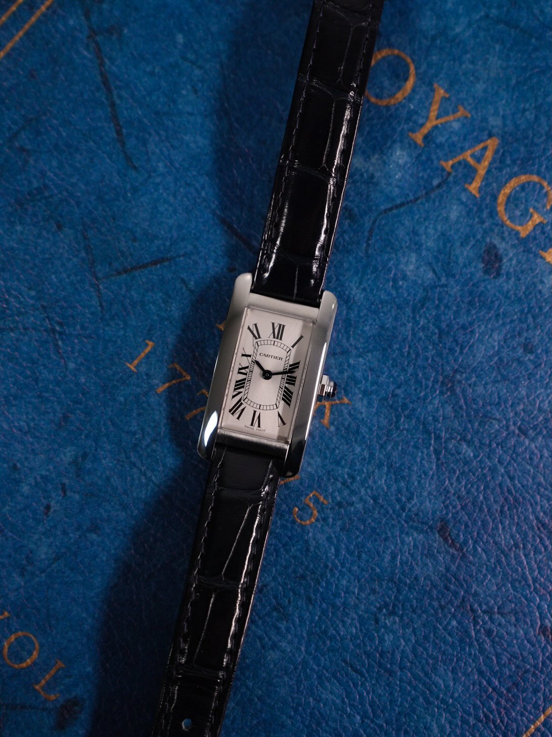 □カルティエ / CARTIER 商品名：タンク アメリカン SM 型番：WSTA0043