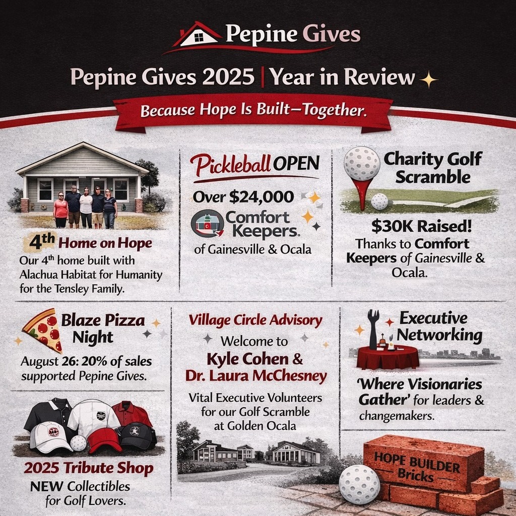 Pepine - Pepine Gives 2025 | Year in Review Because Hope Is Built ...