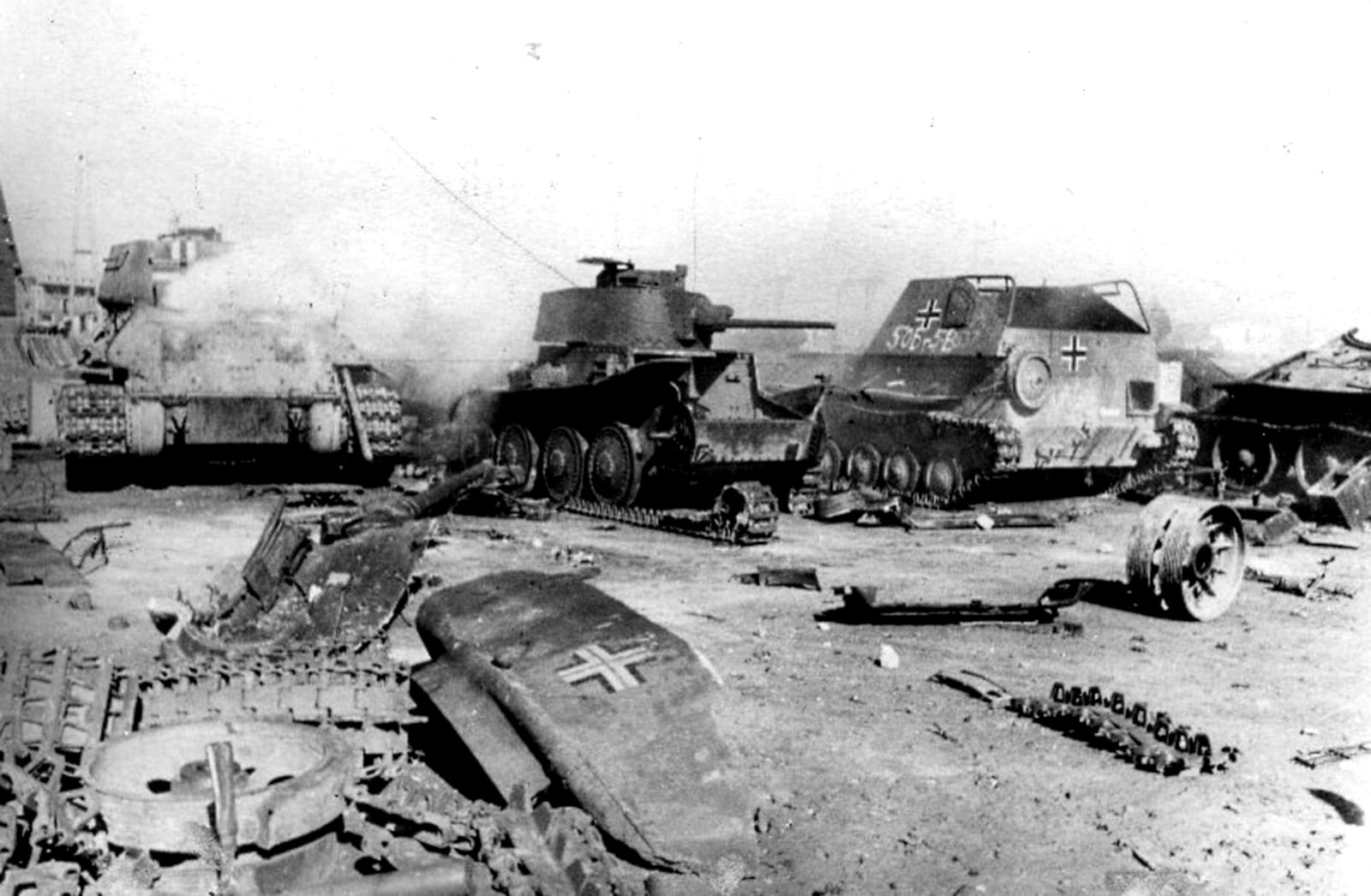ミリタリー WWII Konigsberg 1945 German Tank Hunters ミリタリー